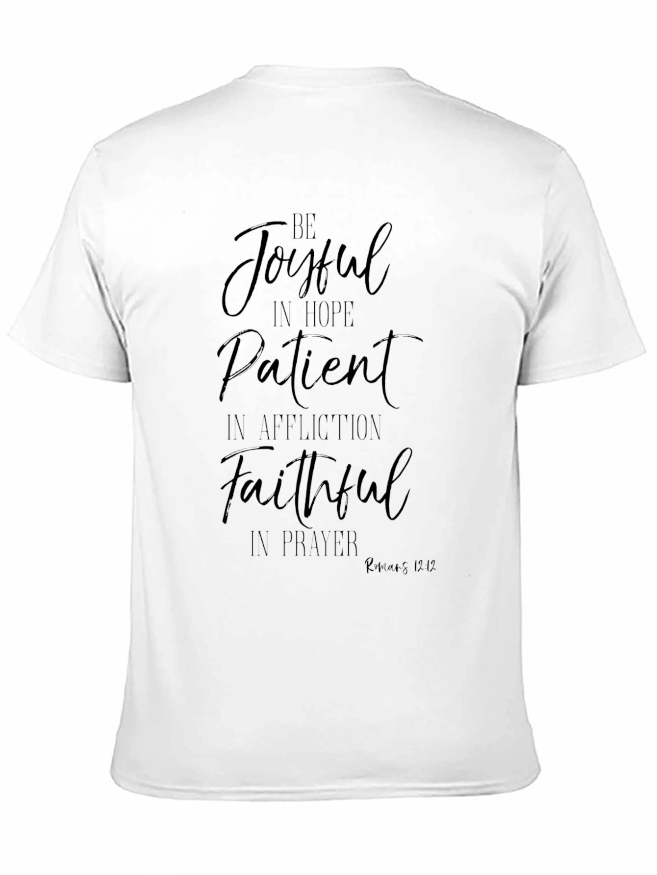 Joyful Hope Patient Faithful Graphic Tee