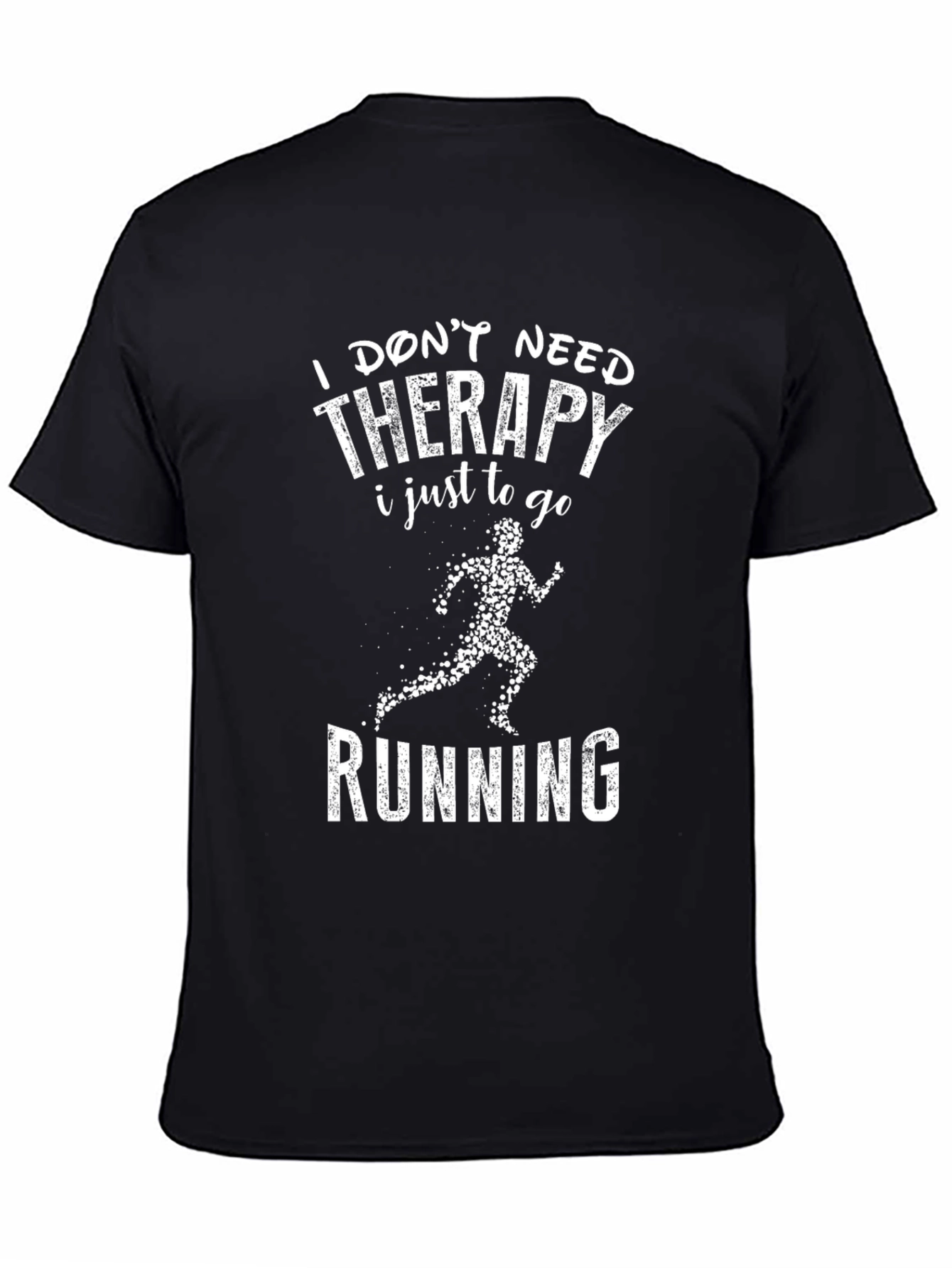 Running Therapy T-Shirt: Funny Workout Tee