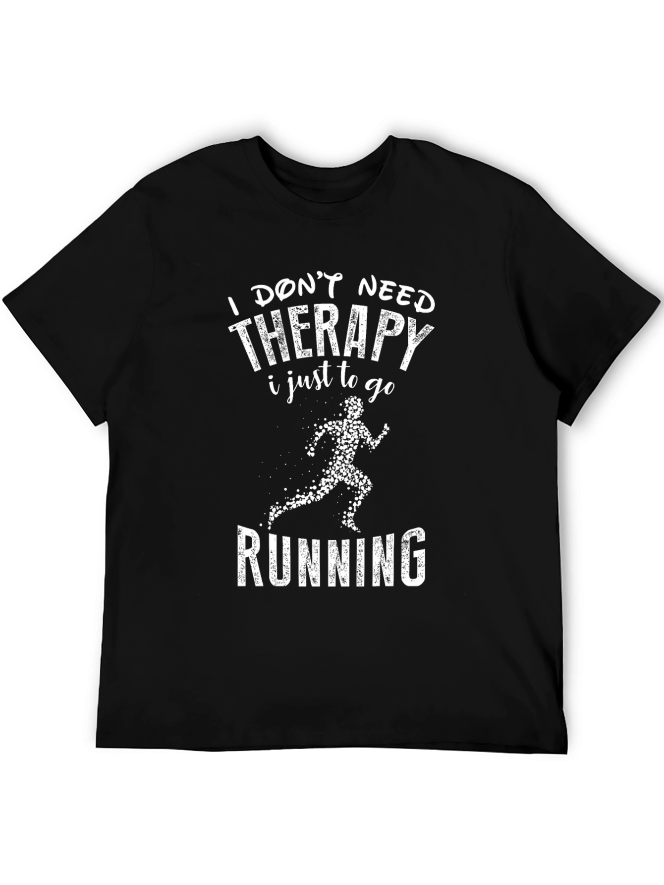 Running Therapy T-Shirt: Funny Workout Tee