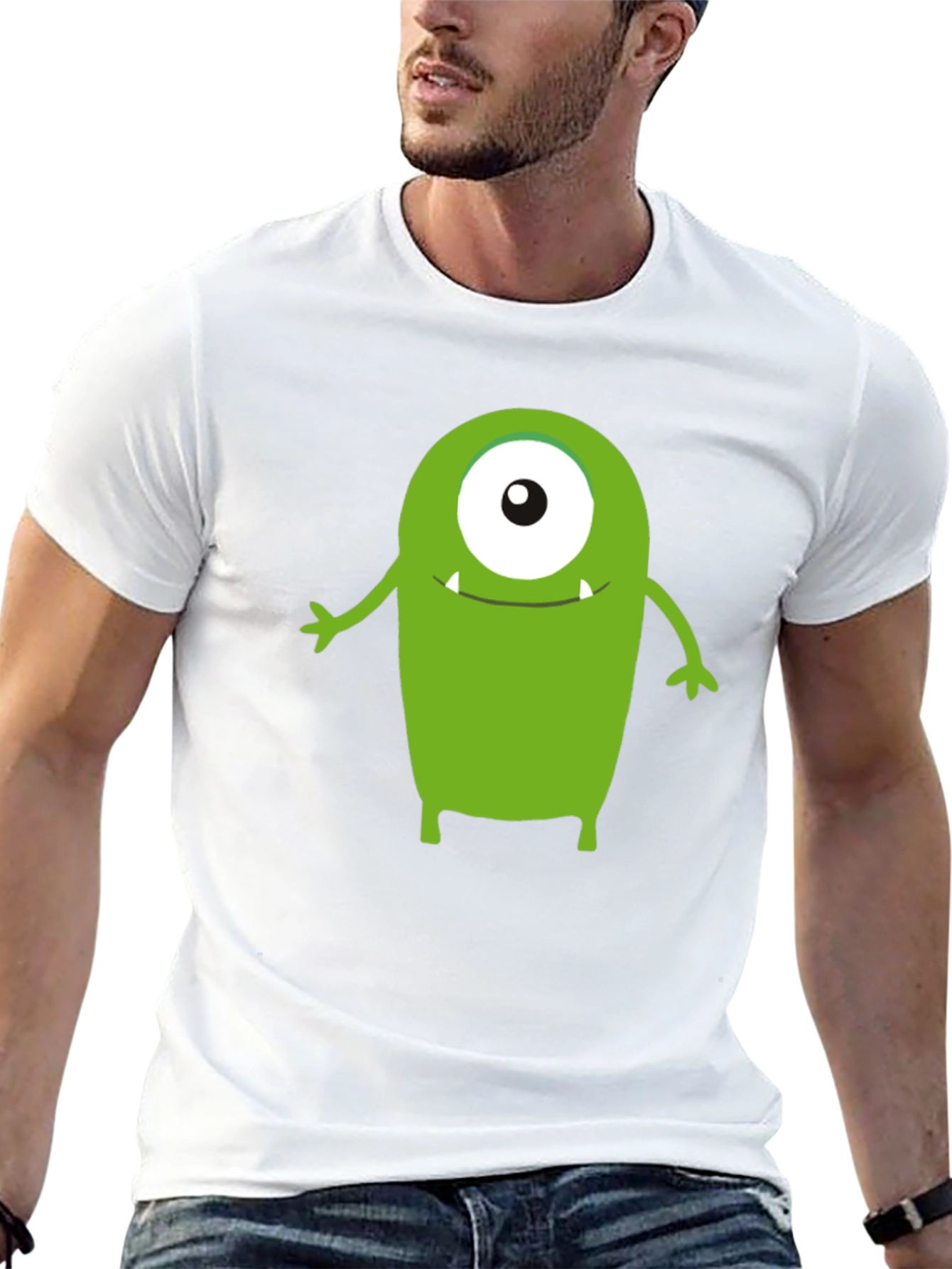 One-Eyed Monster Graphic Tee - Black T-Shirt