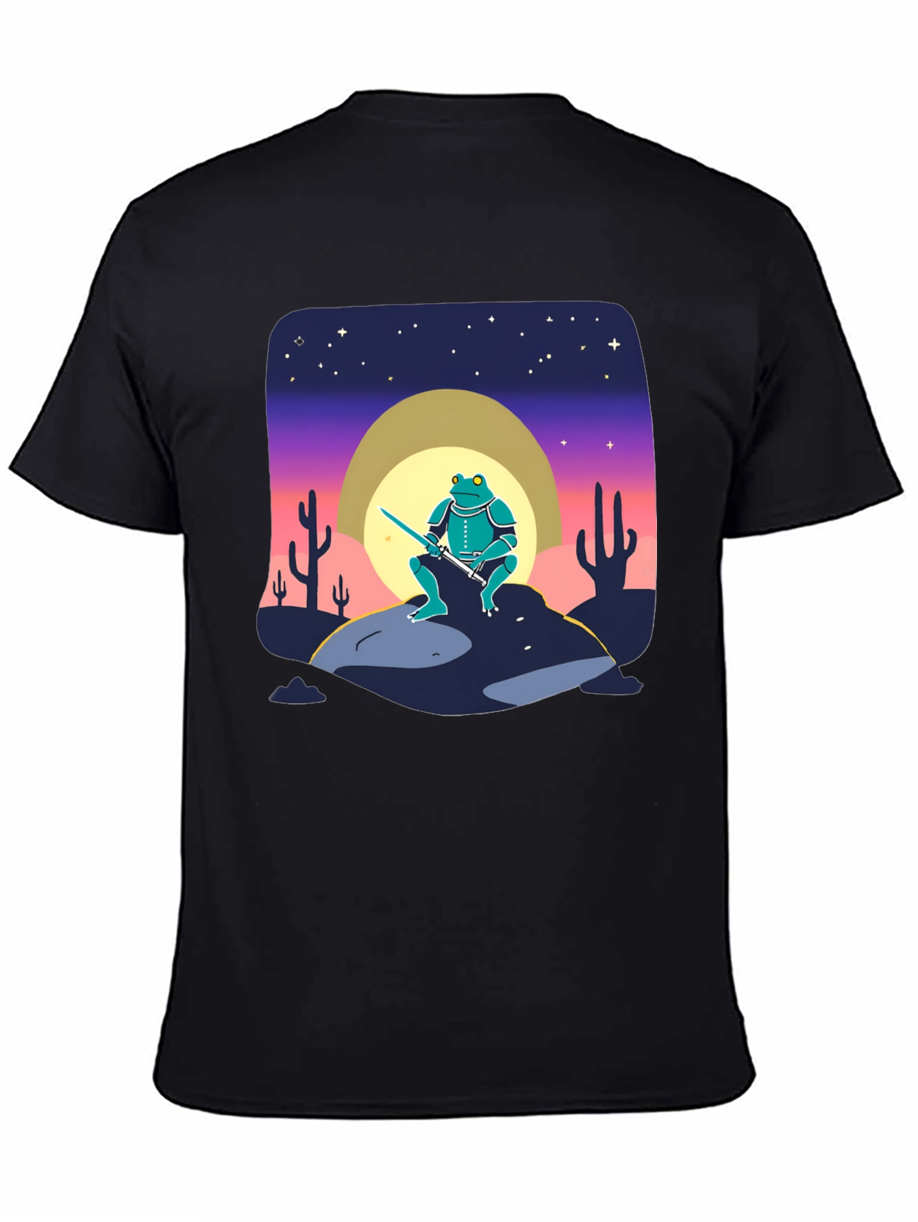 Frog Warrior T-Shirt: Desert Knight Design