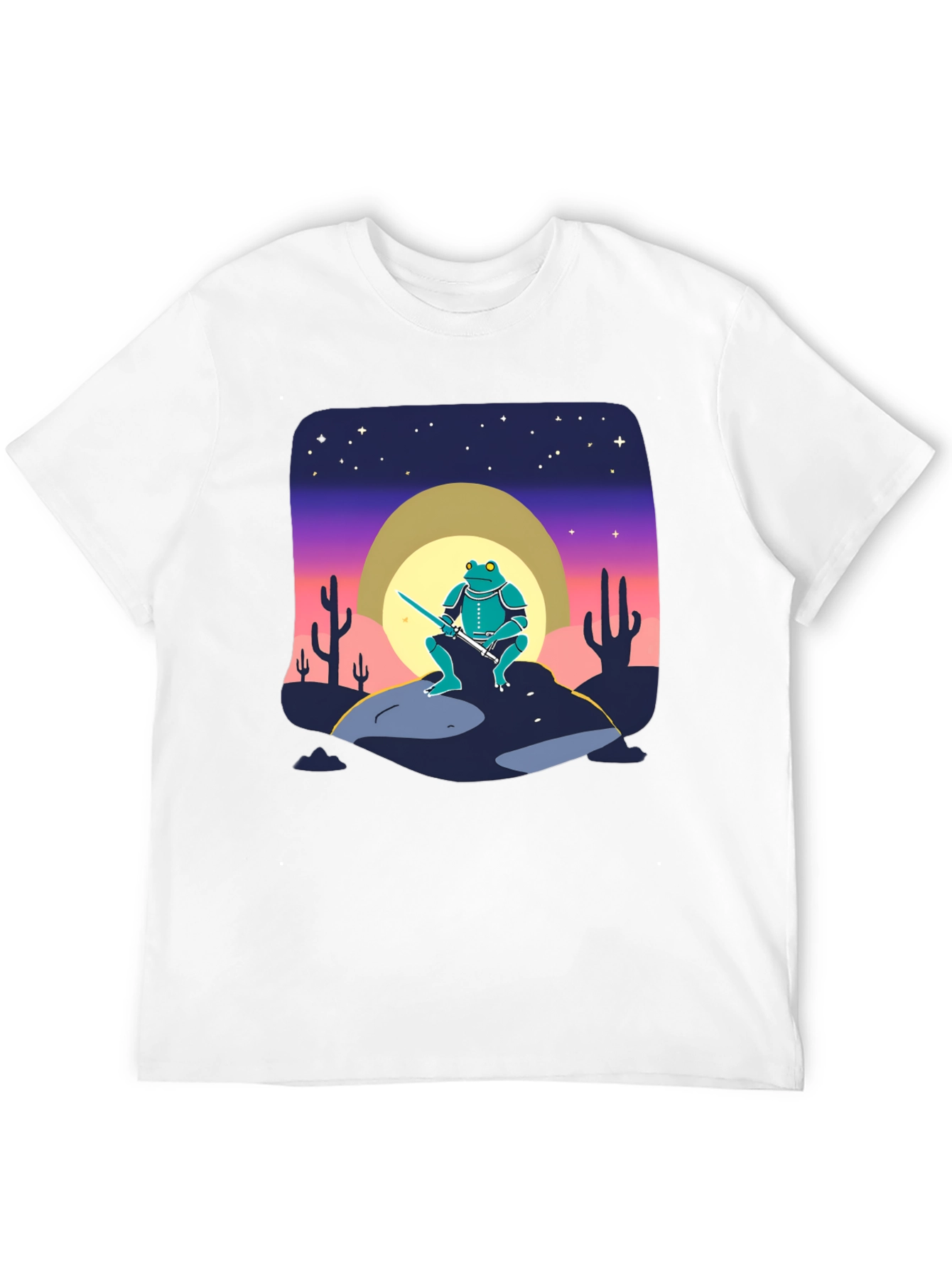 Frog Warrior T-Shirt: Desert Knight Design