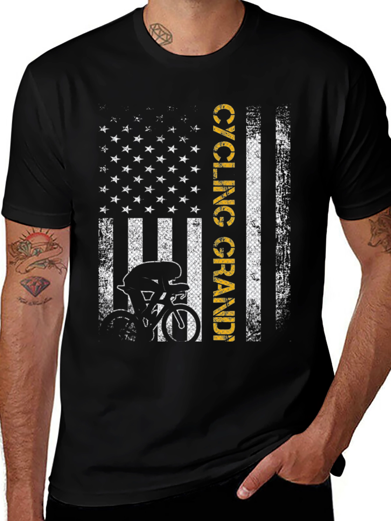 Cycling Grandi Flag T-Shirt