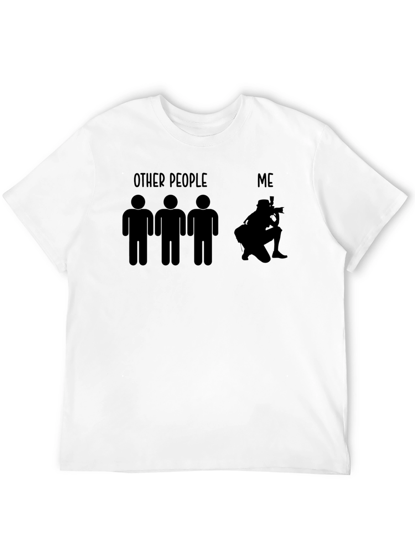 Photographer Graphic Tee - Other People vs Me