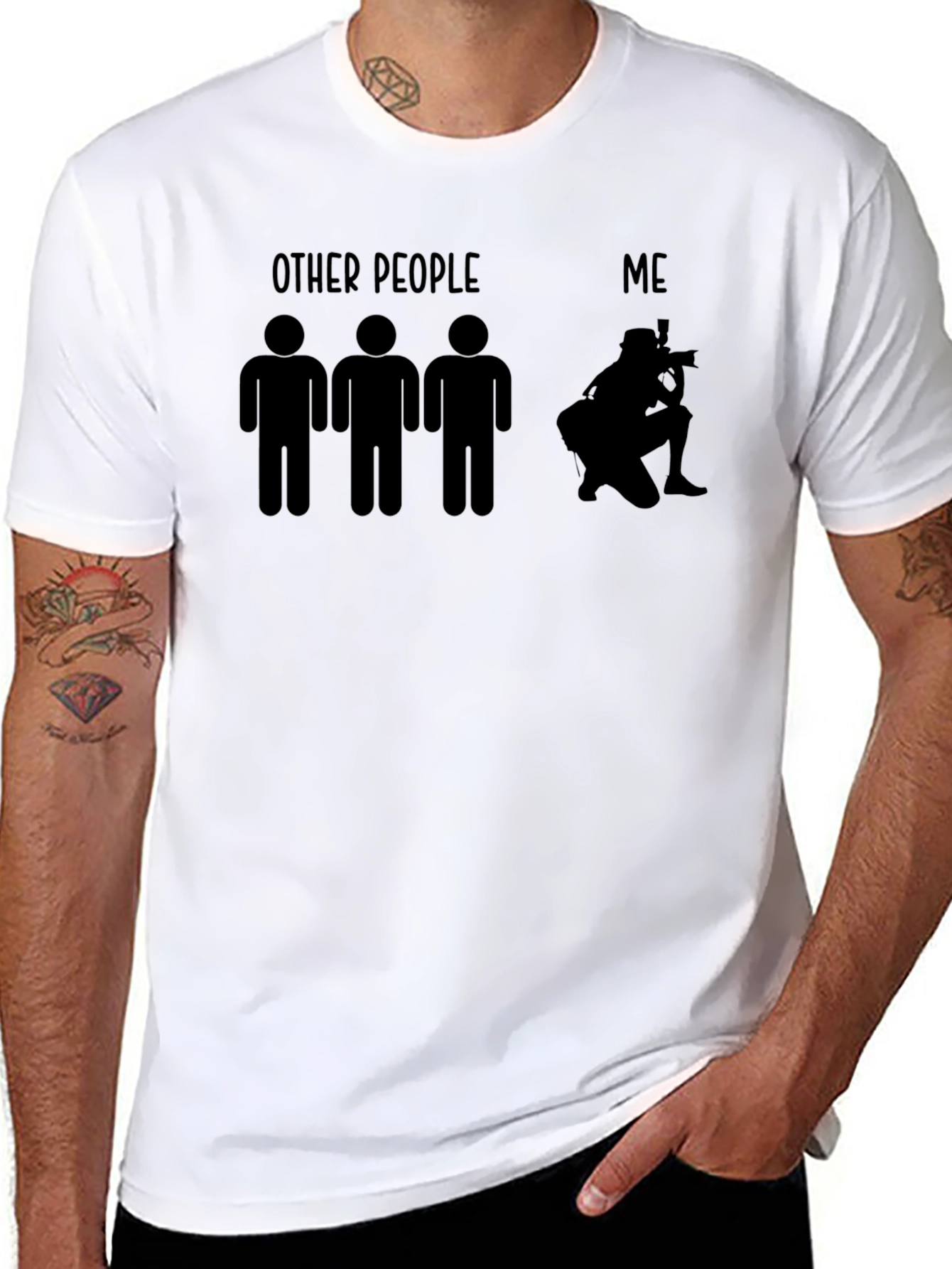 Photographer Graphic Tee - Other People vs Me