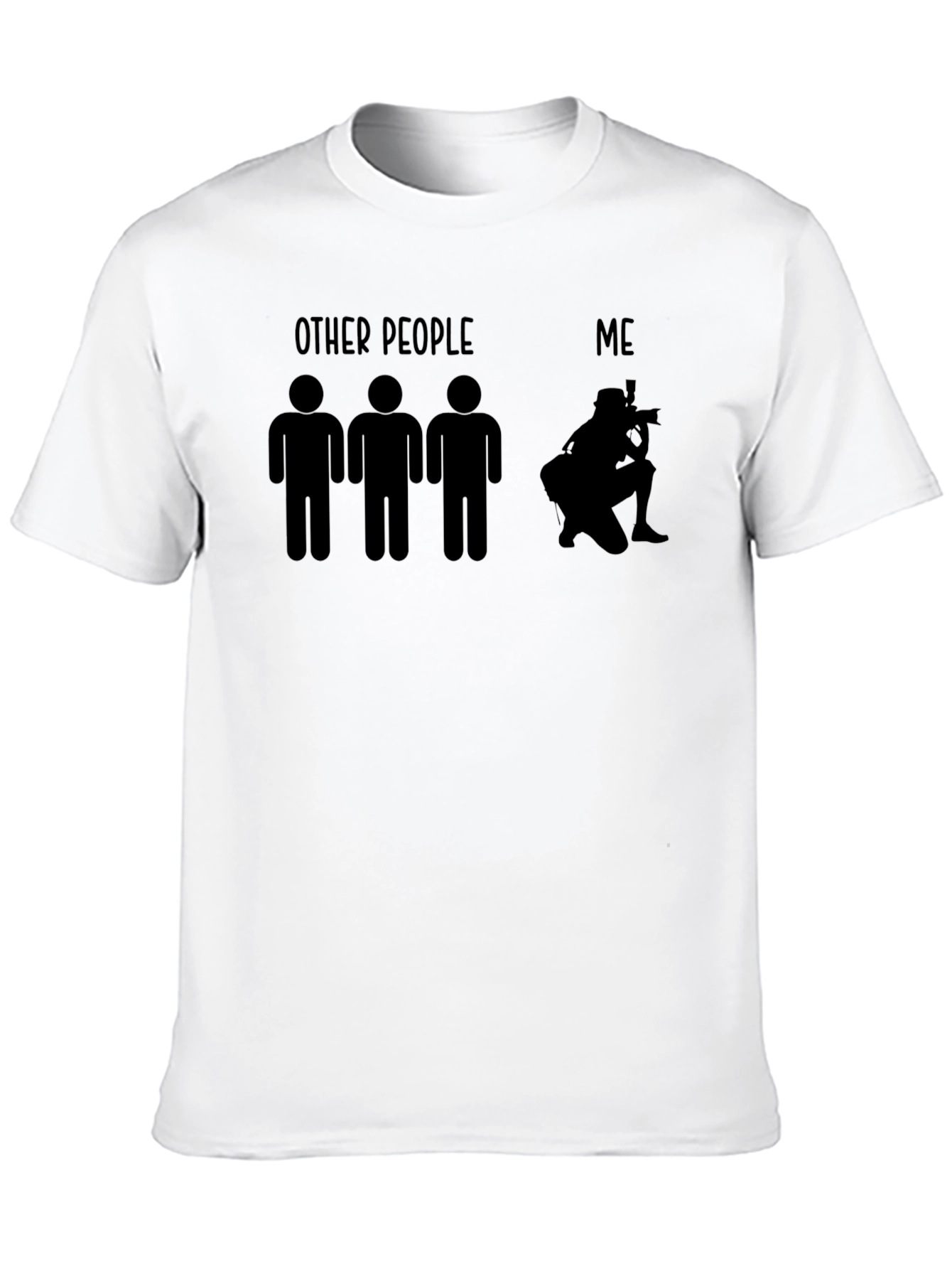 Photographer Graphic Tee - Other People vs Me