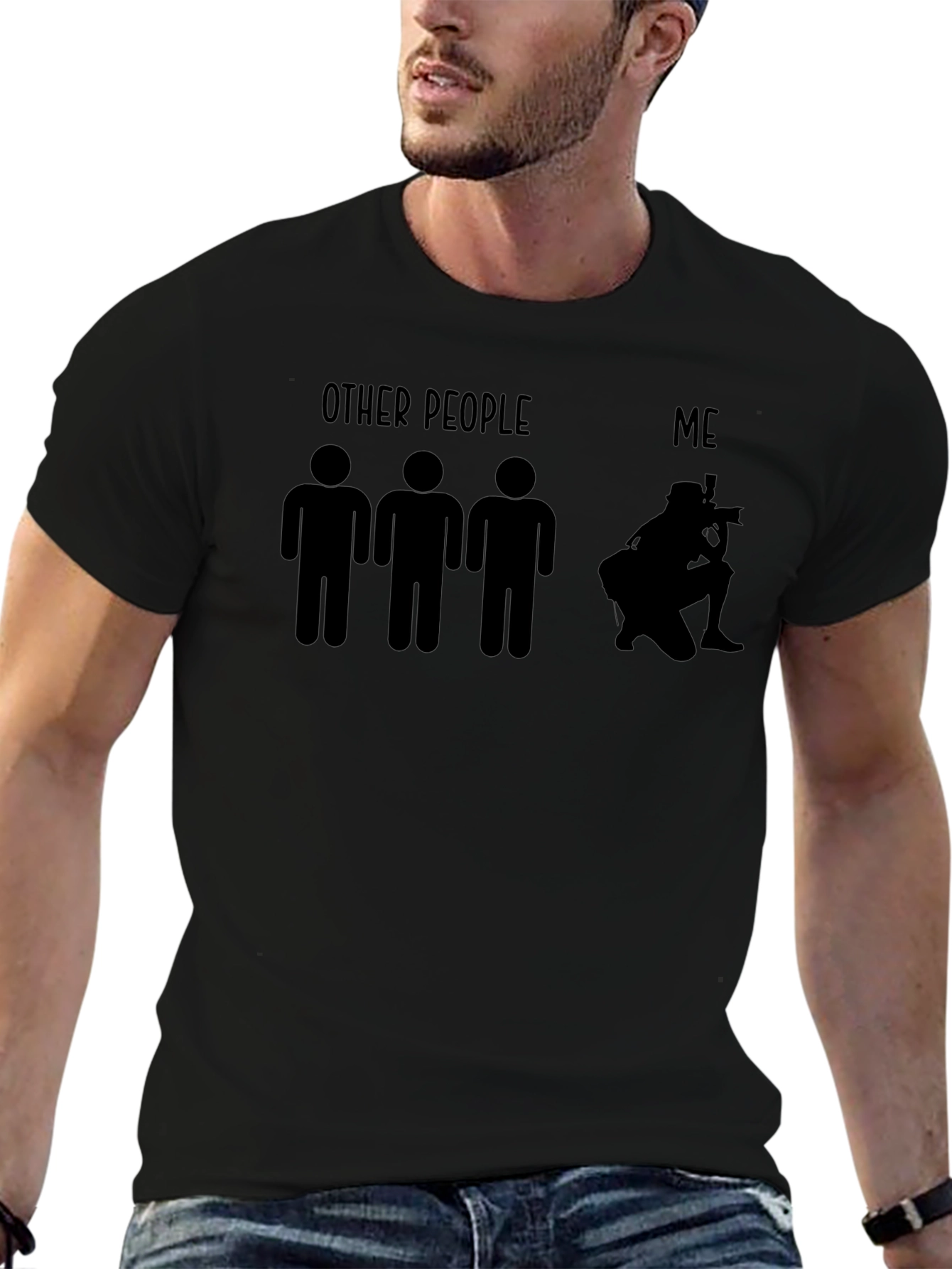 Photographer Graphic Tee - Other People vs Me