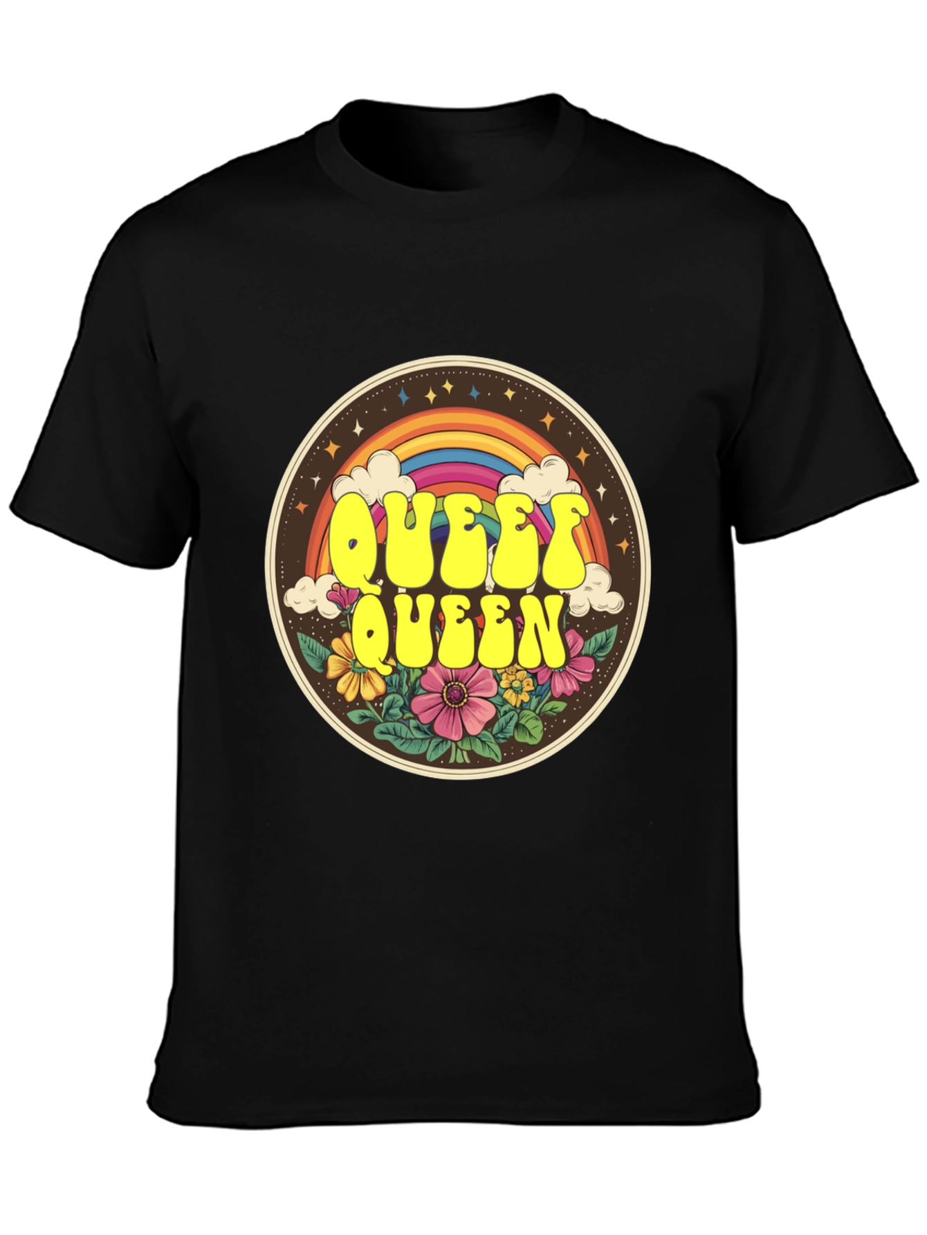 Queer Queen Rainbow Graphic Tee