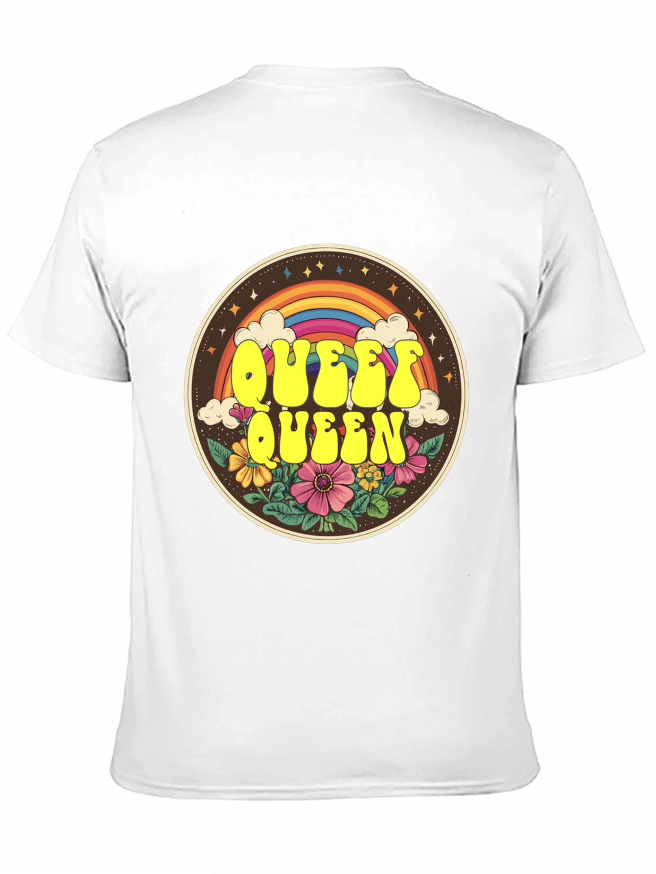 Queer Queen Rainbow Graphic Tee