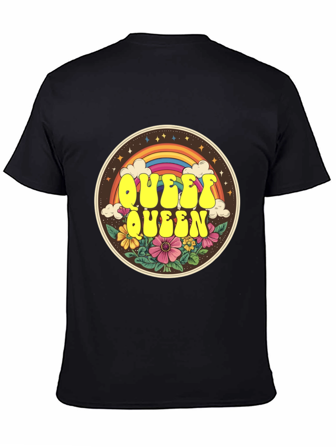 Queer Queen Rainbow Graphic Tee