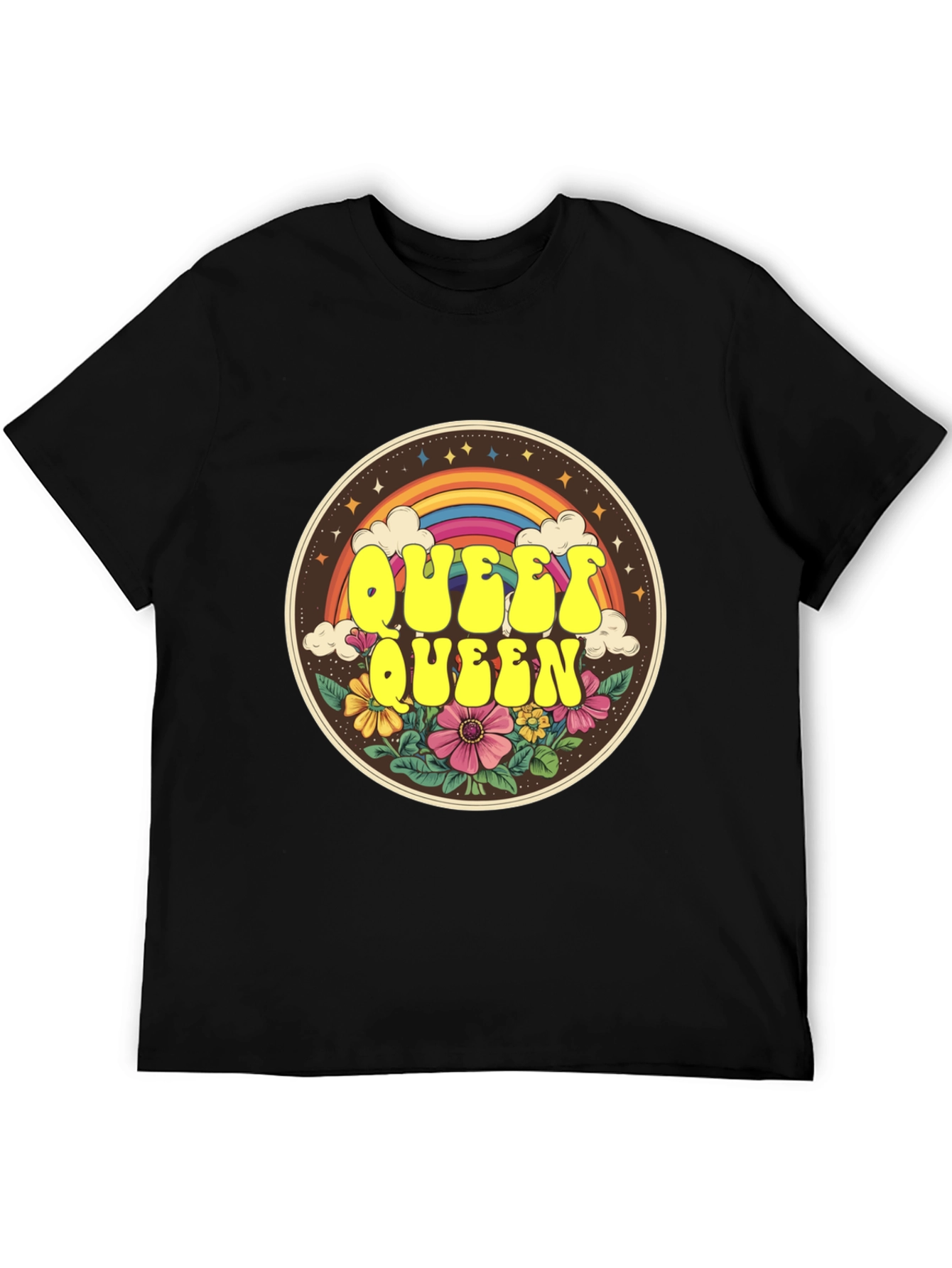 Queer Queen Rainbow Graphic Tee