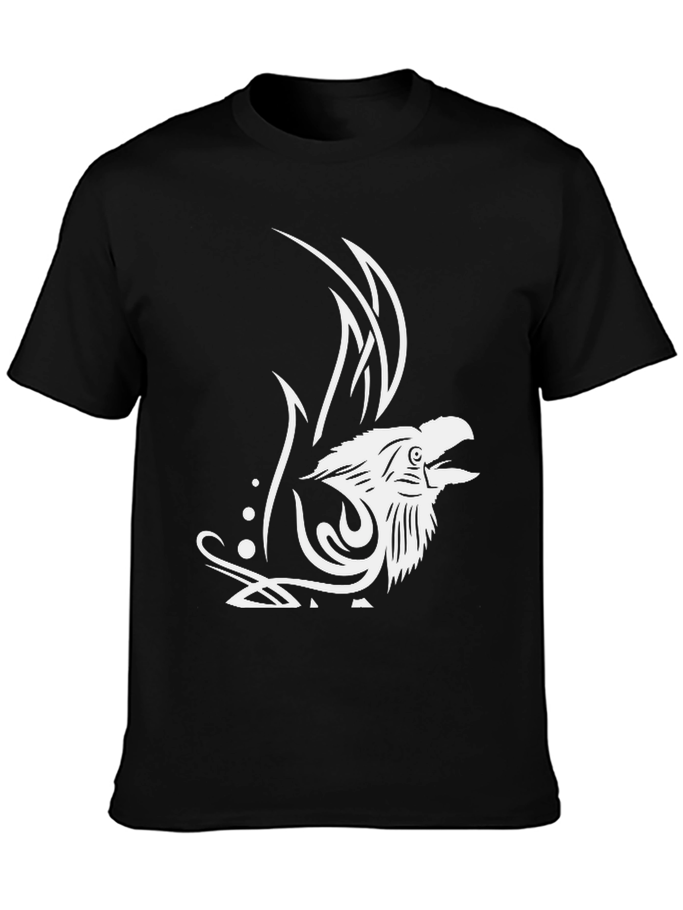 Raven Graphic Tee - Mens Black T-Shirt