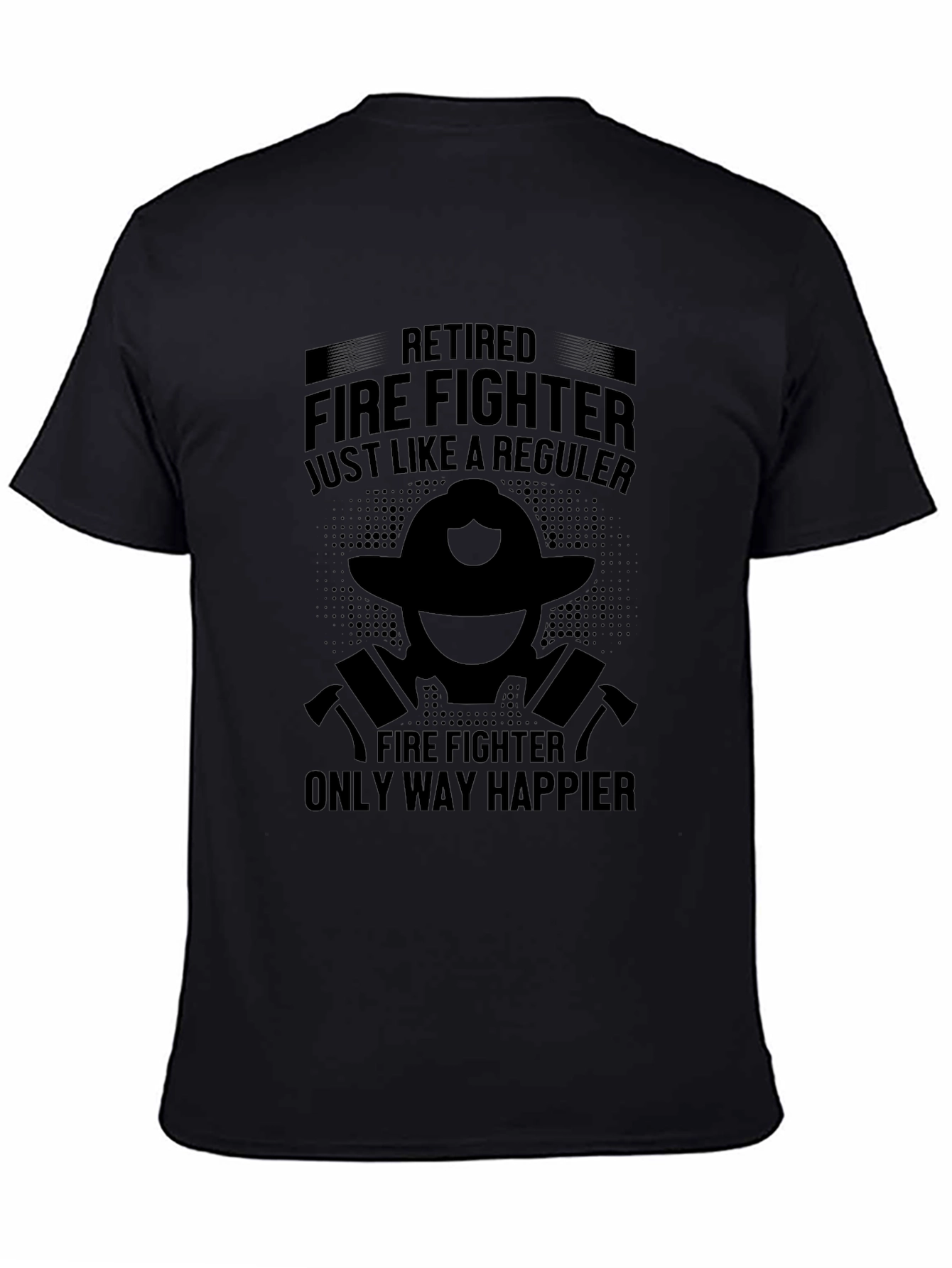 Retired Firefighter Graphic T-Shirt
