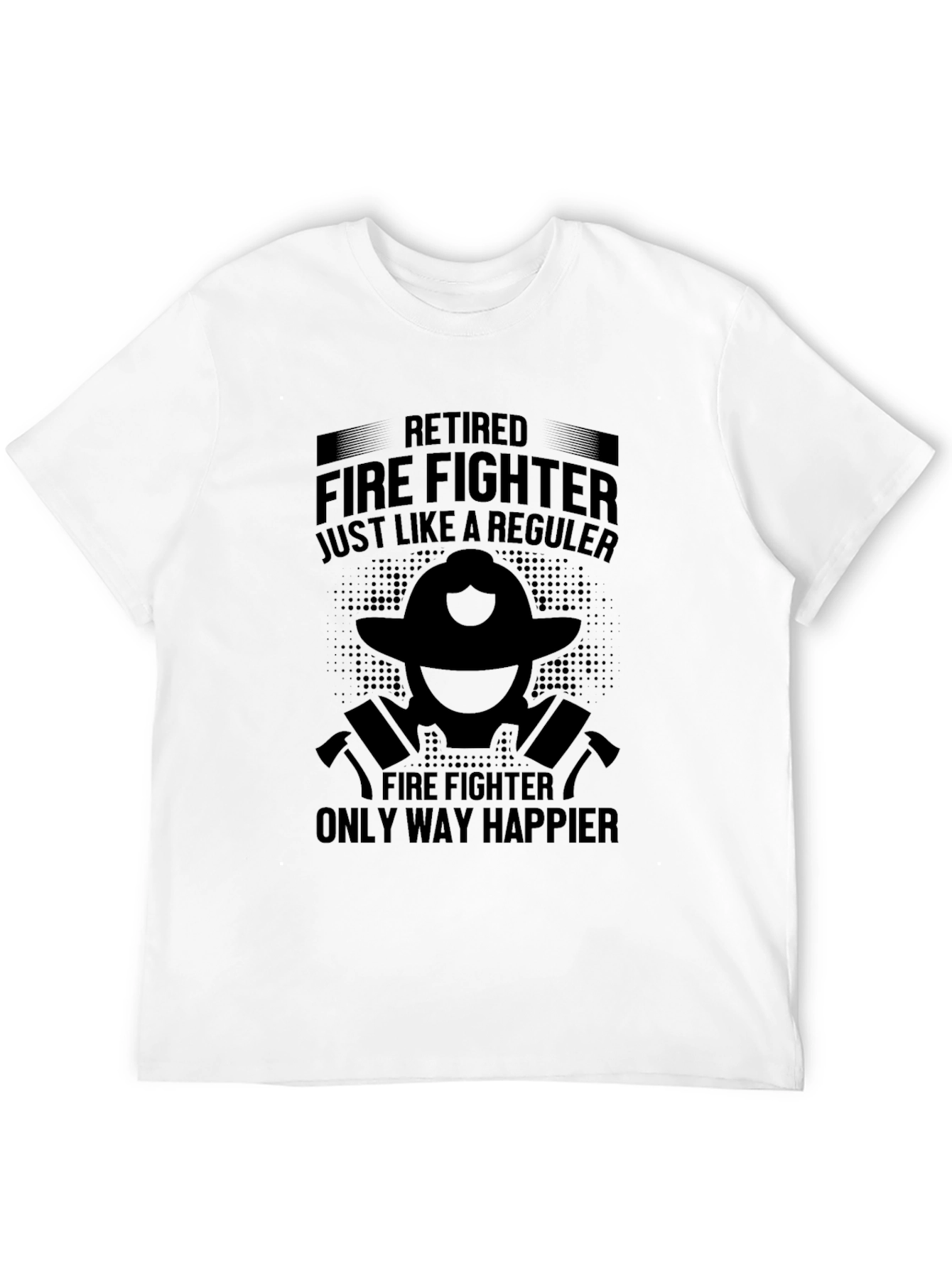 Retired Firefighter Graphic T-Shirt