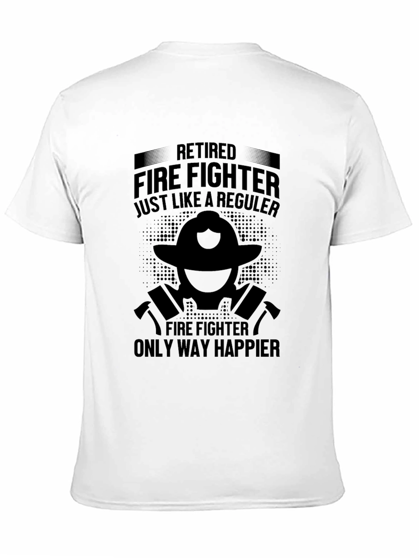 Retired Firefighter Graphic T-Shirt