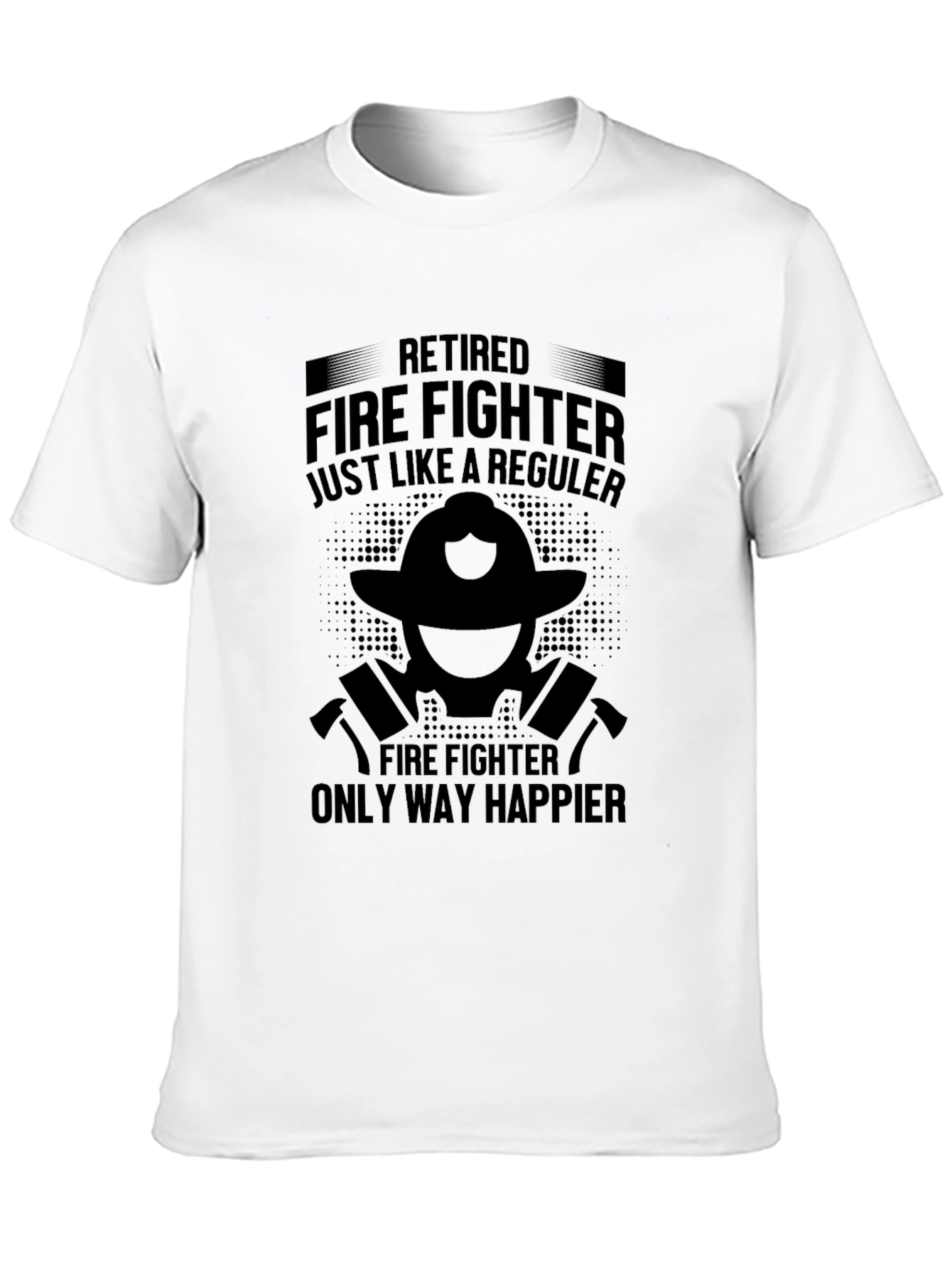 Retired Firefighter Graphic T-Shirt