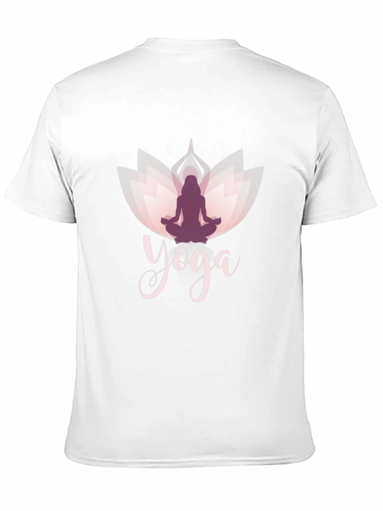 Yoga Lotus T-Shirt - Mens Black Tee