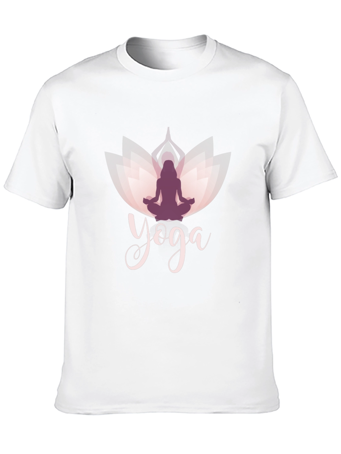 Yoga Lotus T-Shirt - Mens Black Tee