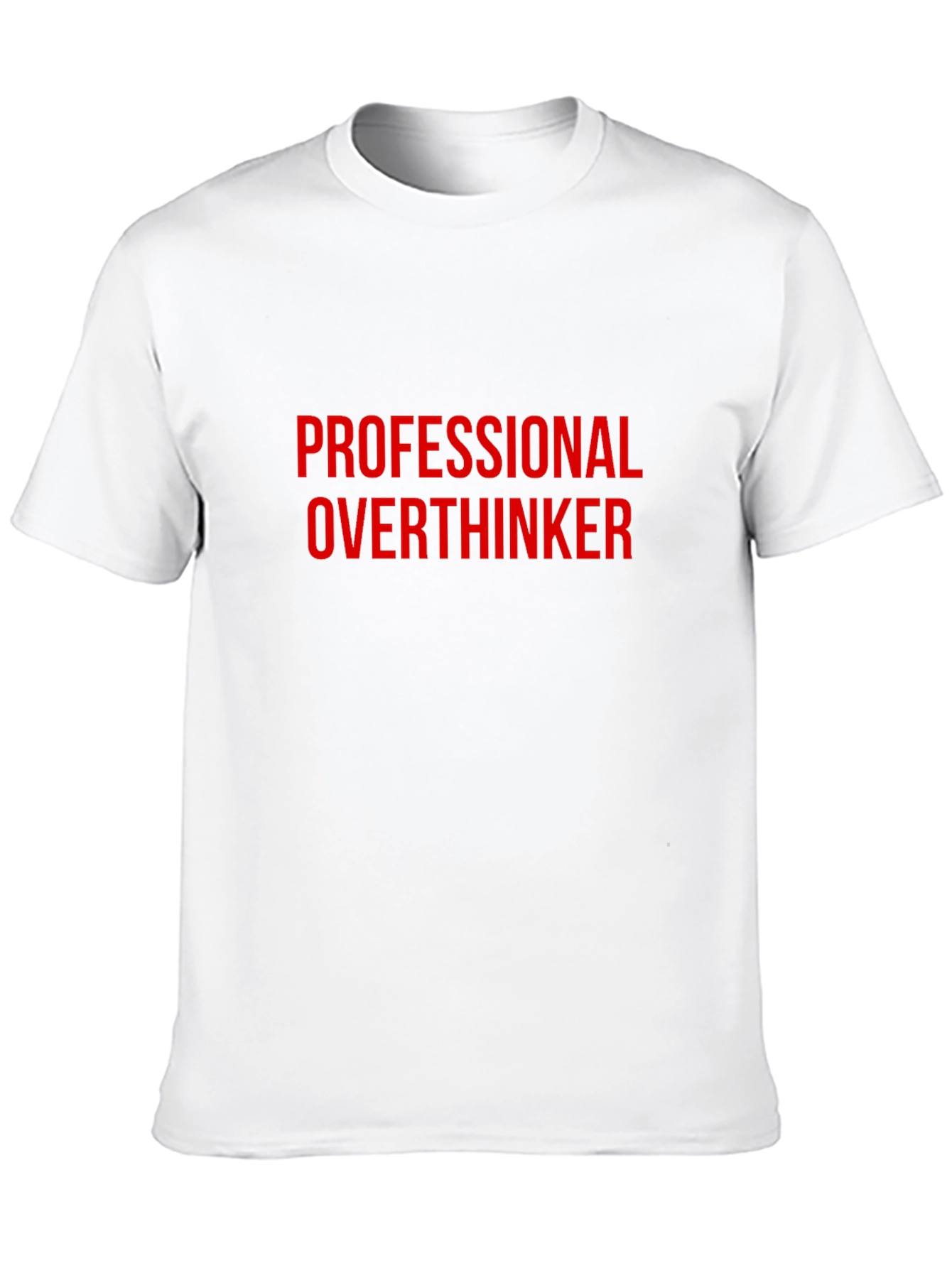 Professional Overthinker Graphic Tee - Black
