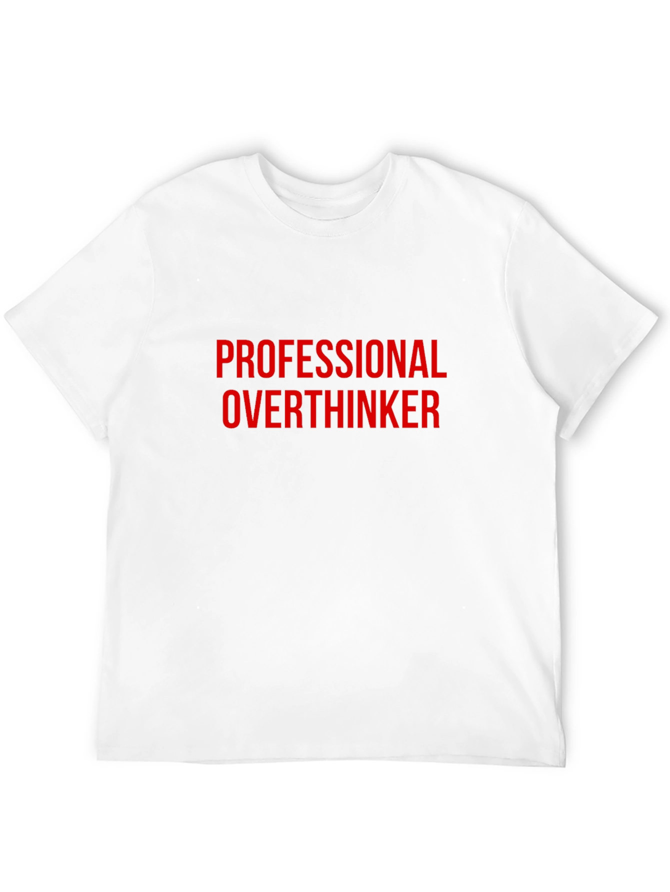 Professional Overthinker Graphic Tee - Black