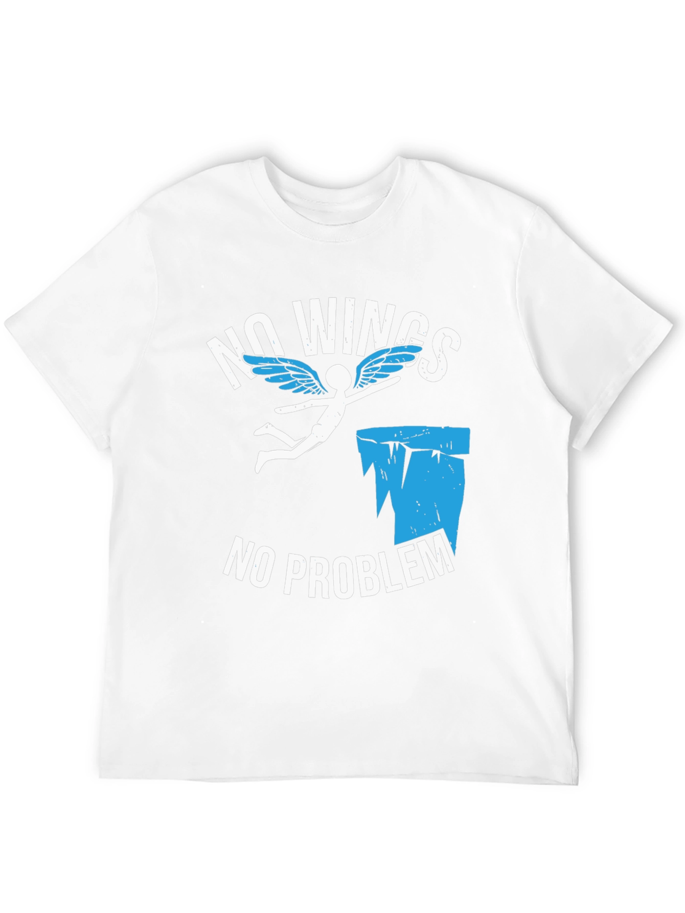 No Wings No Problem Funny Graphic Tee