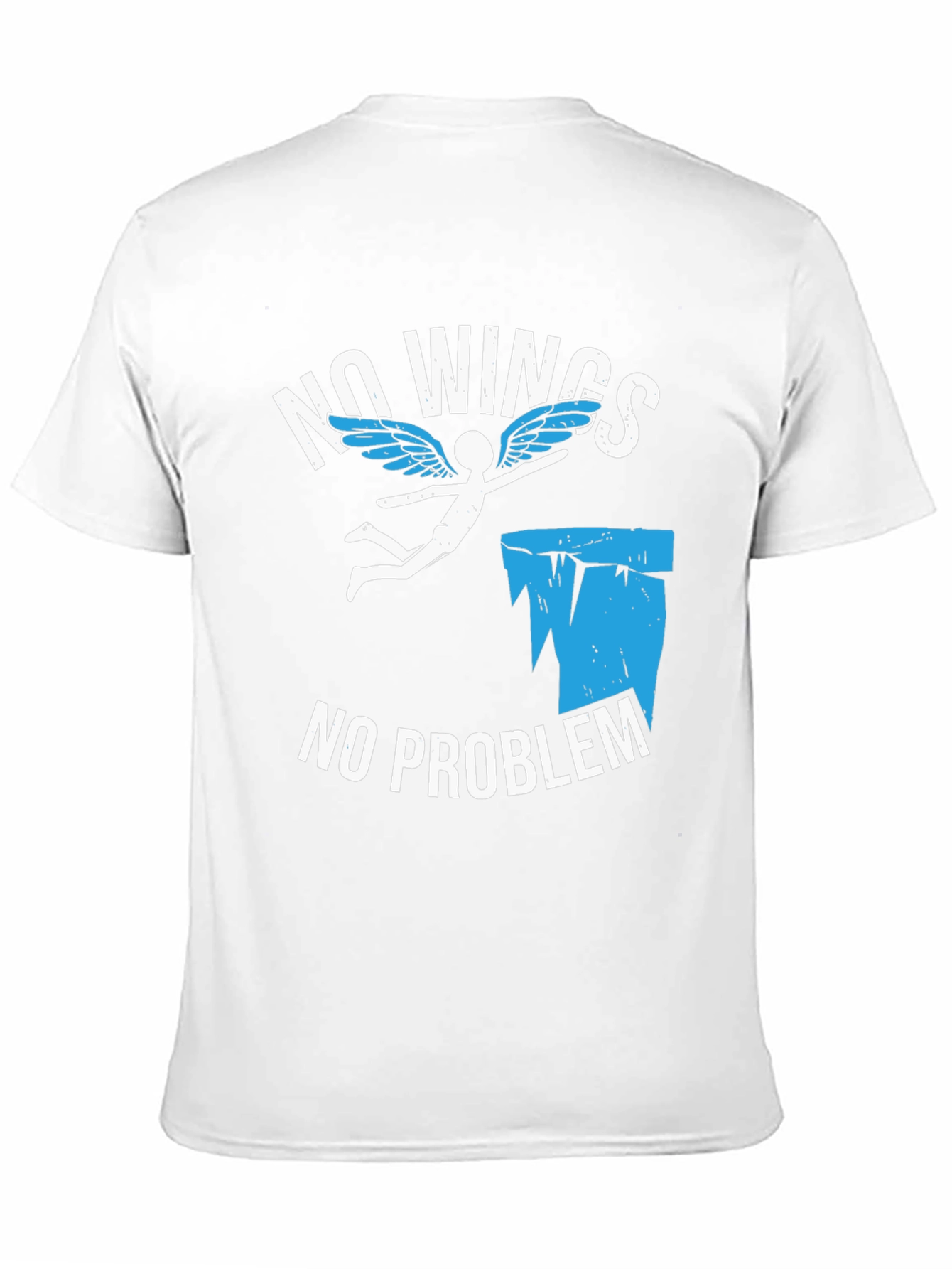 No Wings No Problem Funny Graphic Tee