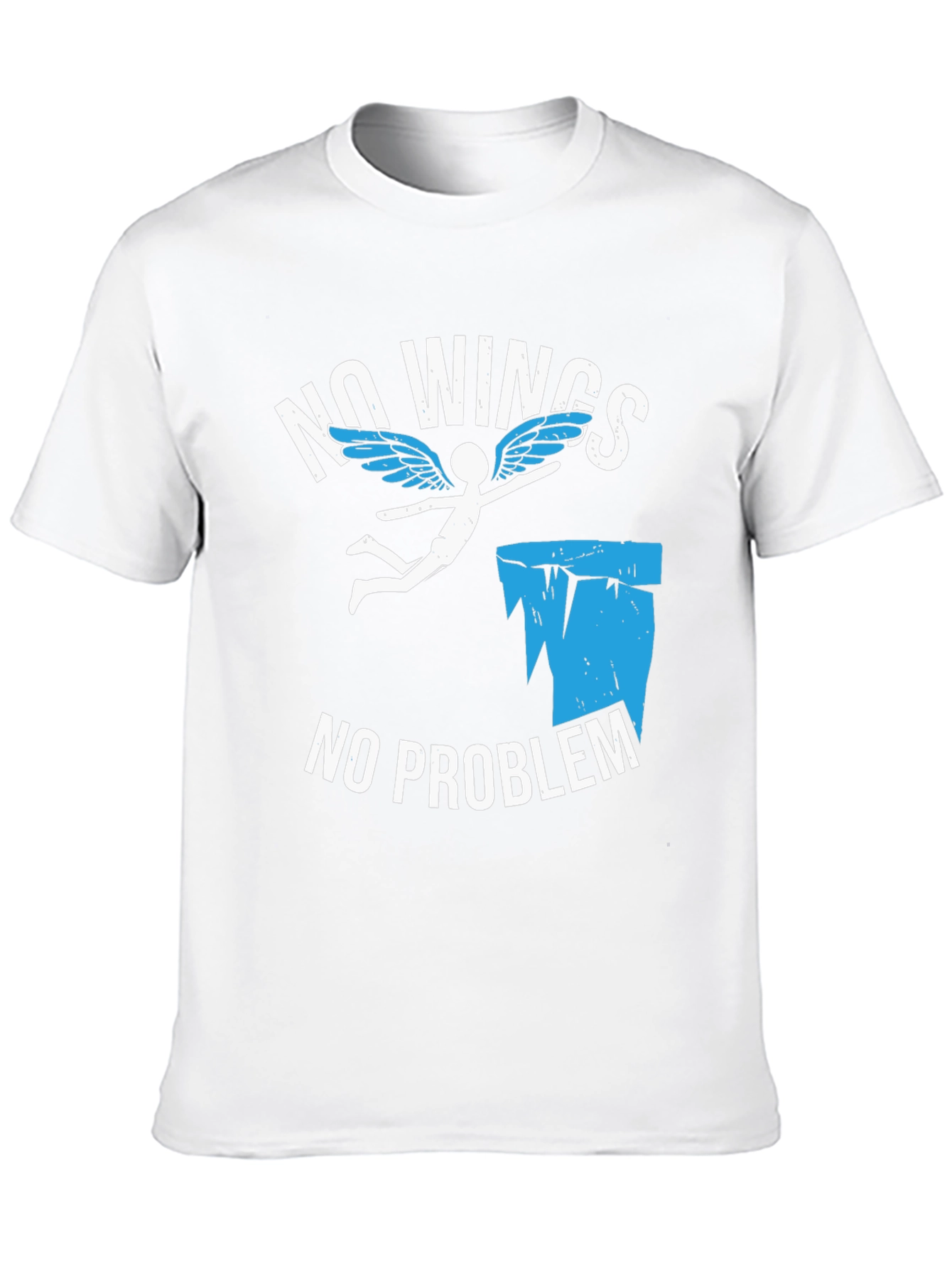 No Wings No Problem Funny Graphic Tee