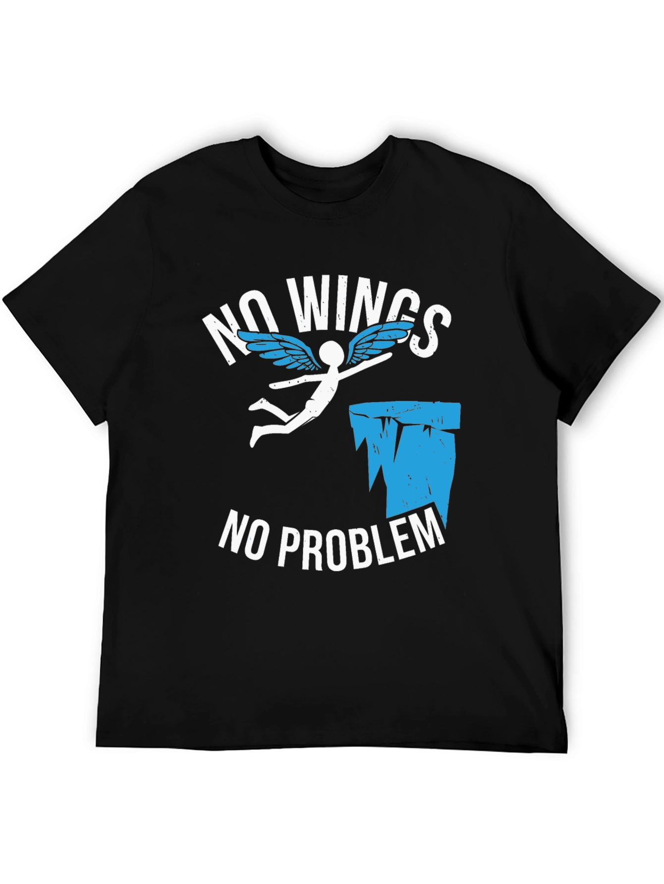 No Wings No Problem Funny Graphic Tee