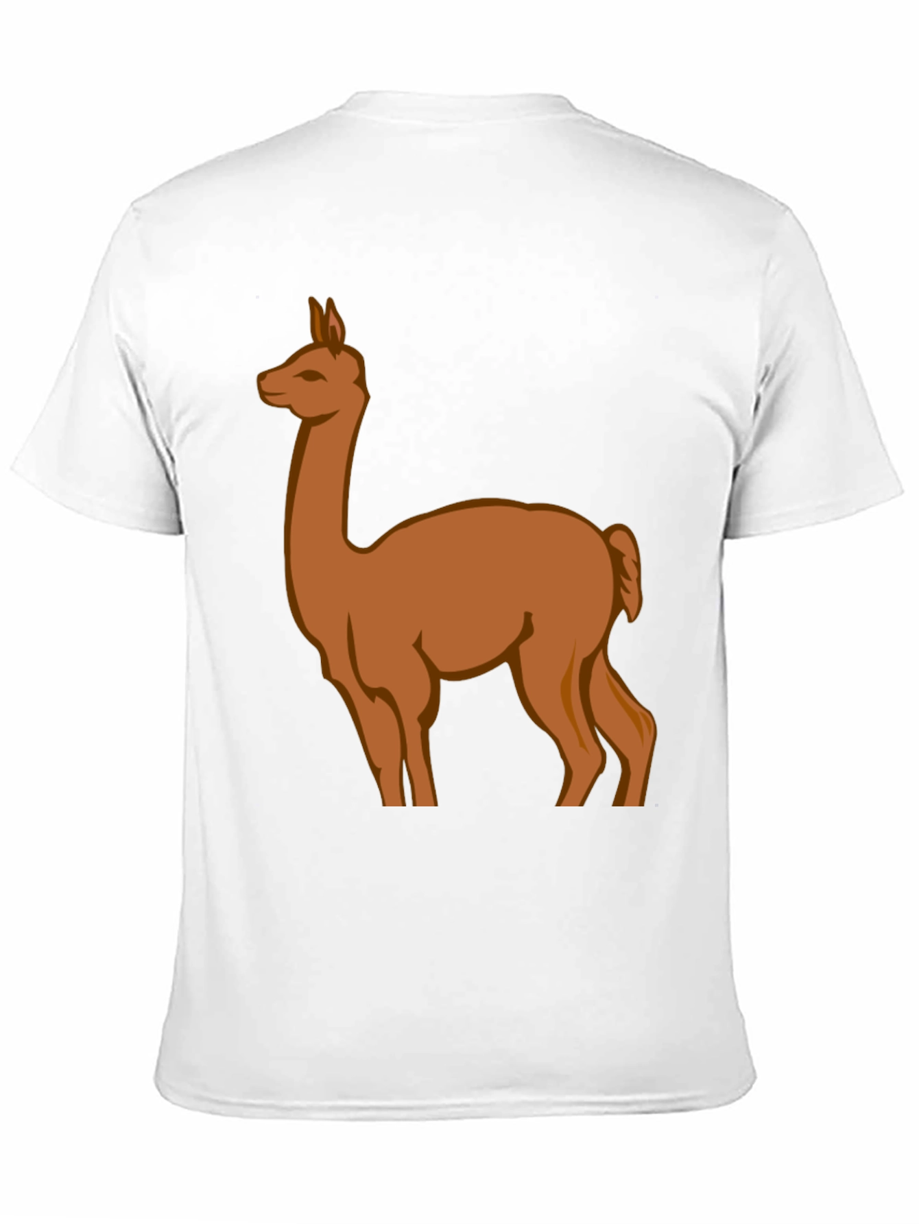 Llama Graphic Tee - Black Cotton Blend