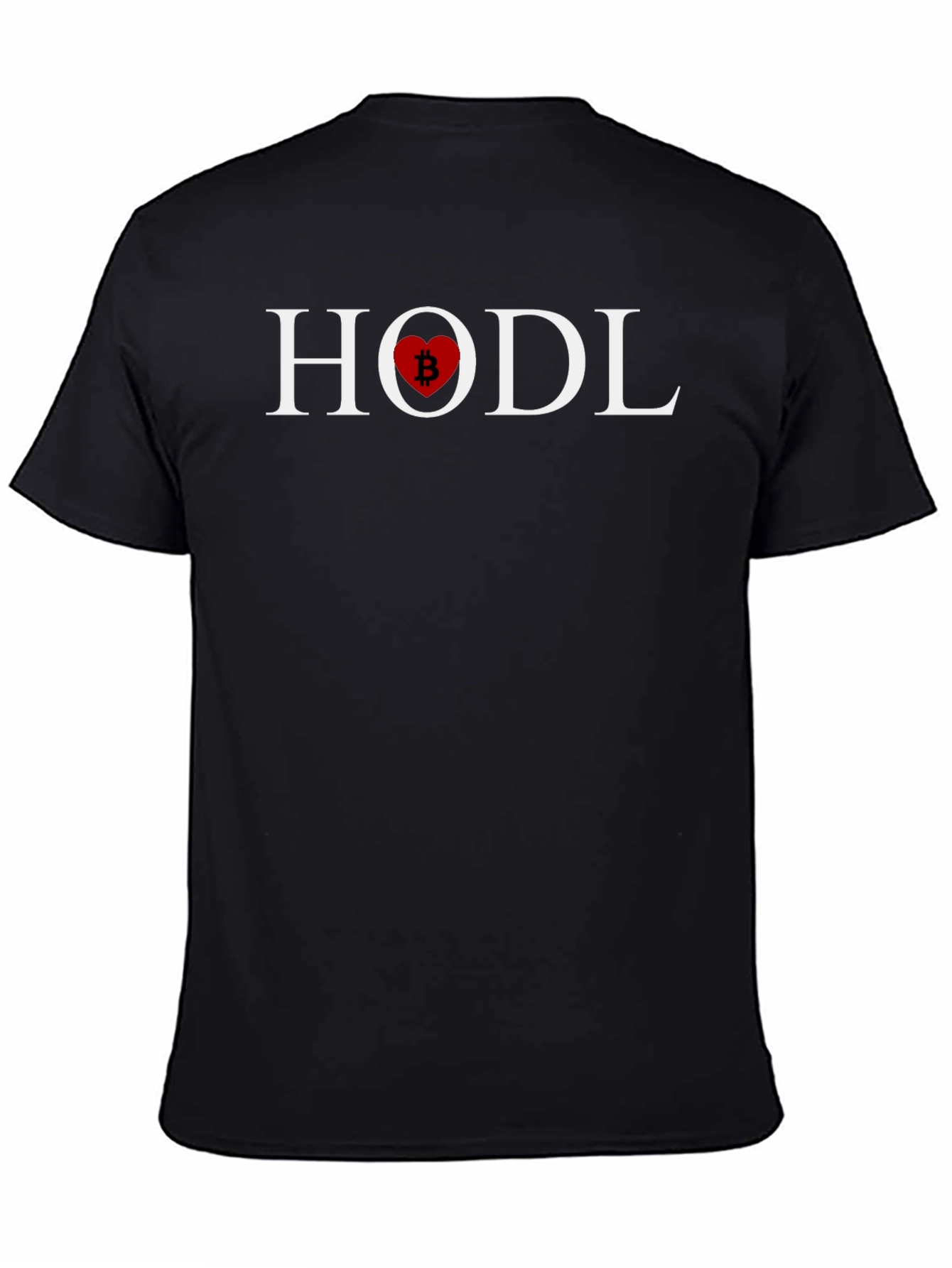 HODL Bitcoin Heart T-Shirt - Crypto Investor Tee