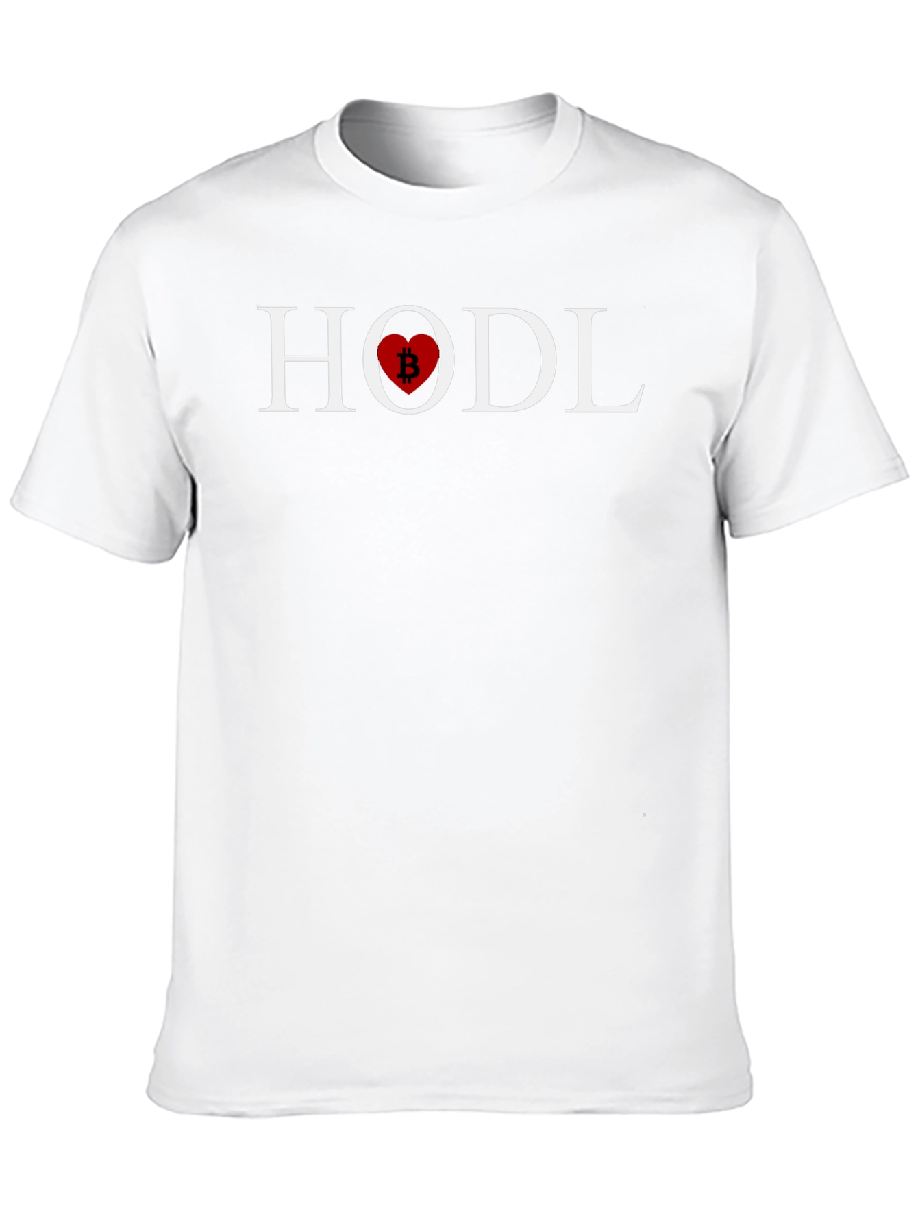 HODL Bitcoin Heart T-Shirt - Crypto Investor Tee
