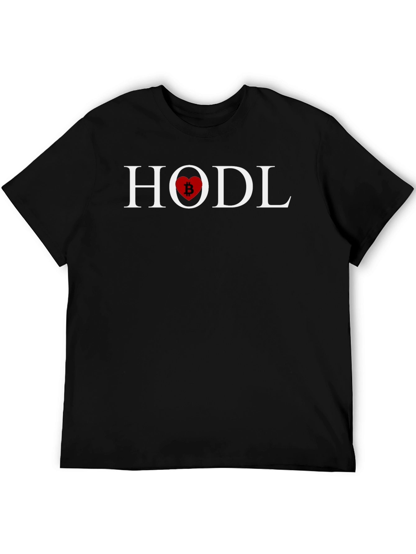 HODL Bitcoin Heart T-Shirt - Crypto Investor Tee