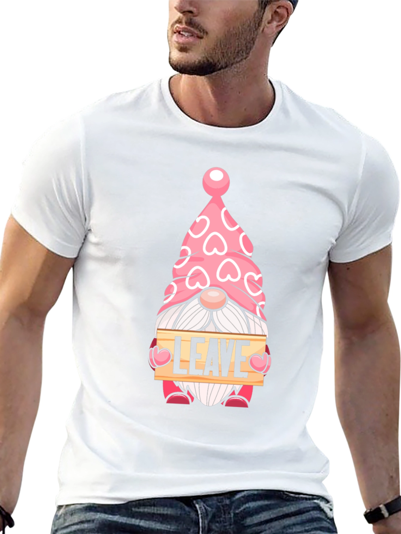 Valentines Day Gnome Leave T-Shirt