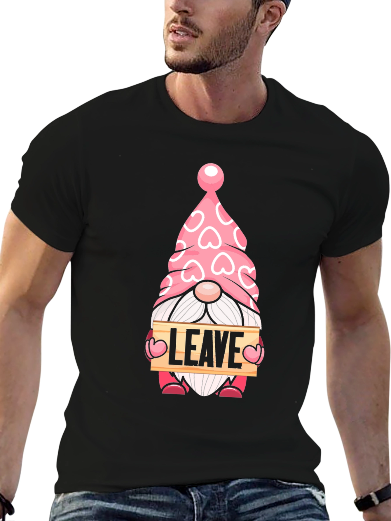 Valentines Day Gnome Leave T-Shirt