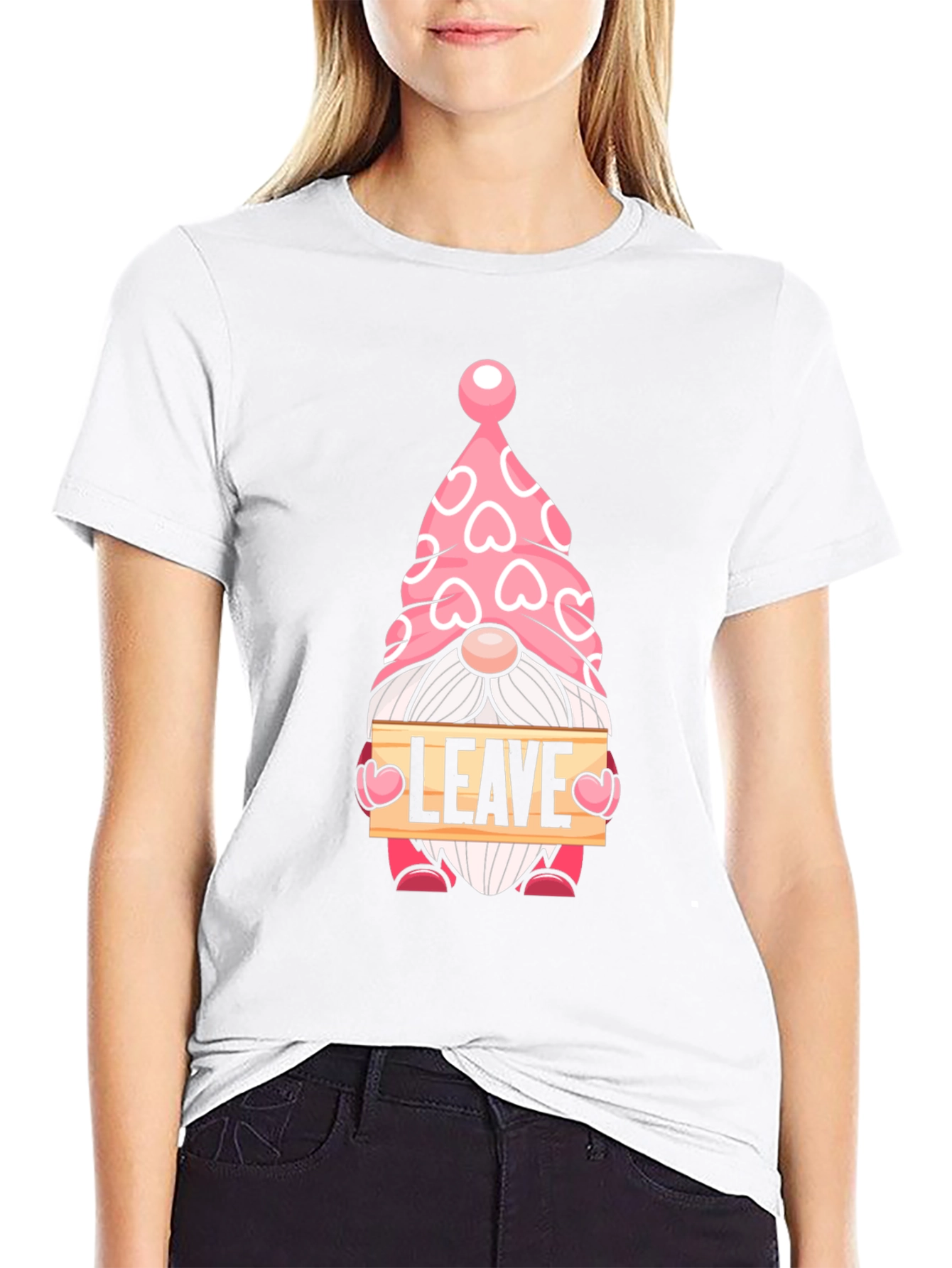 Valentines Day Gnome Leave T-Shirt