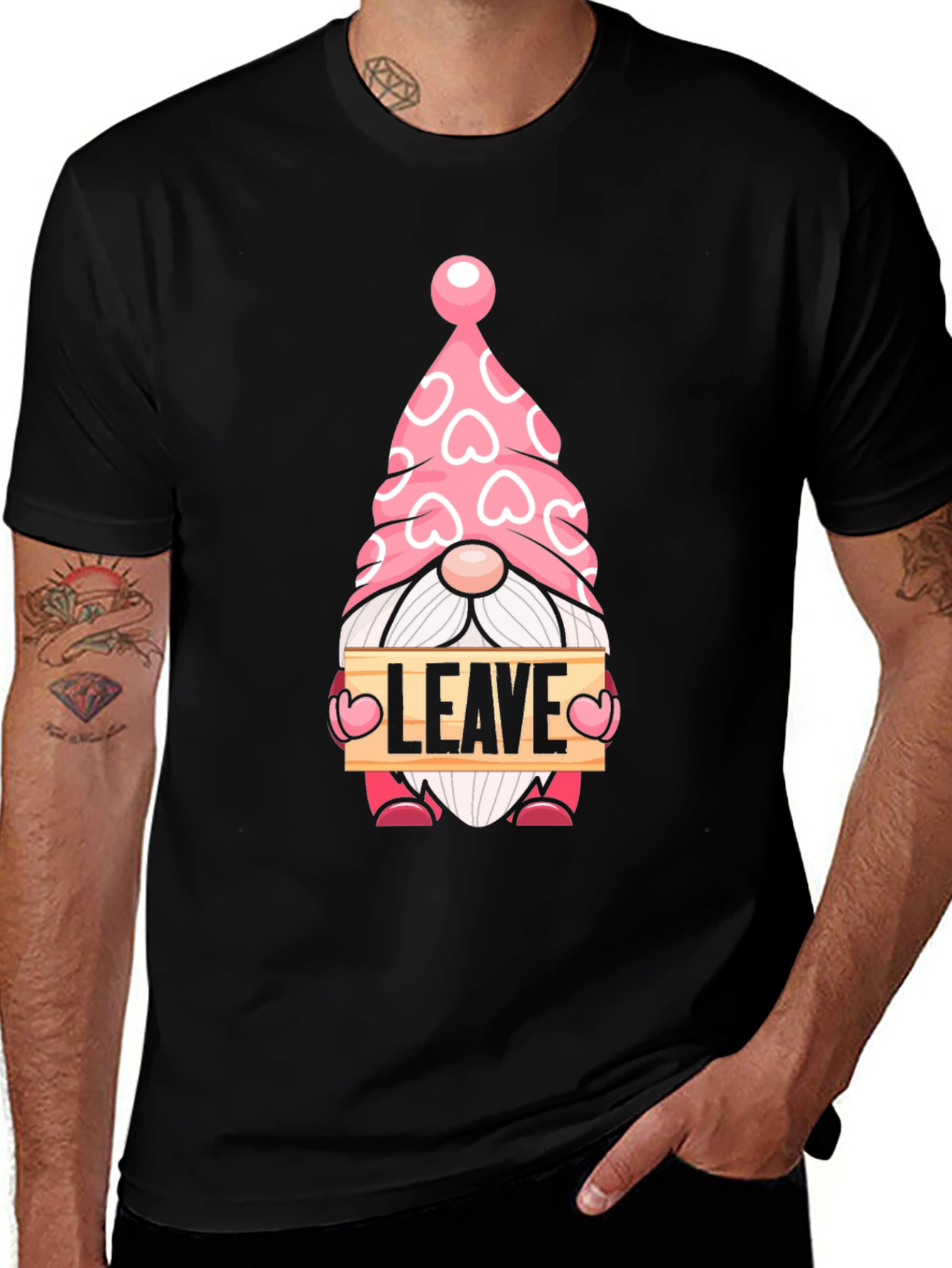 Valentines Day Gnome Leave T-Shirt