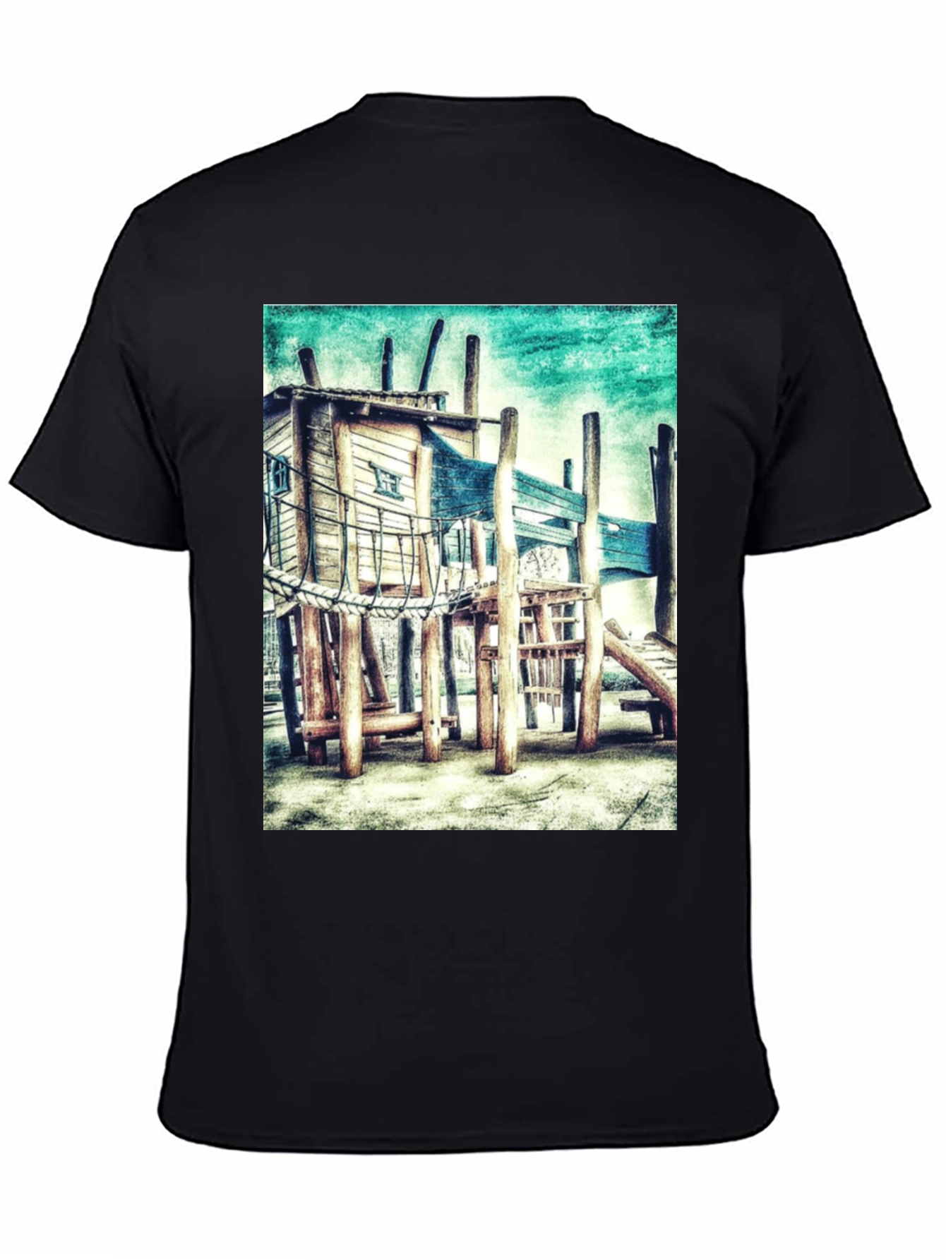 Playground Graphic Tee - Funky Kids Play Area Design