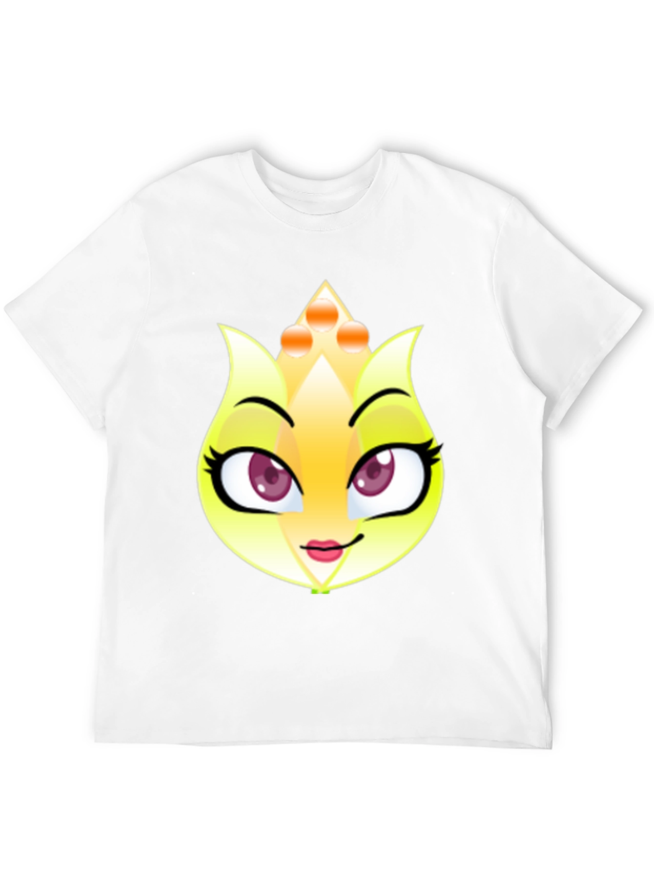 Cartoon Face Black T-Shirt