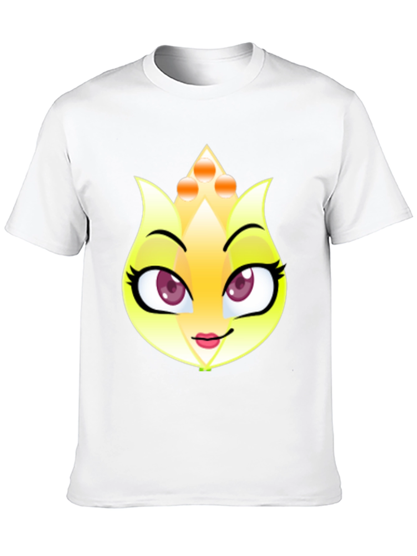 Cartoon Face Black T-Shirt