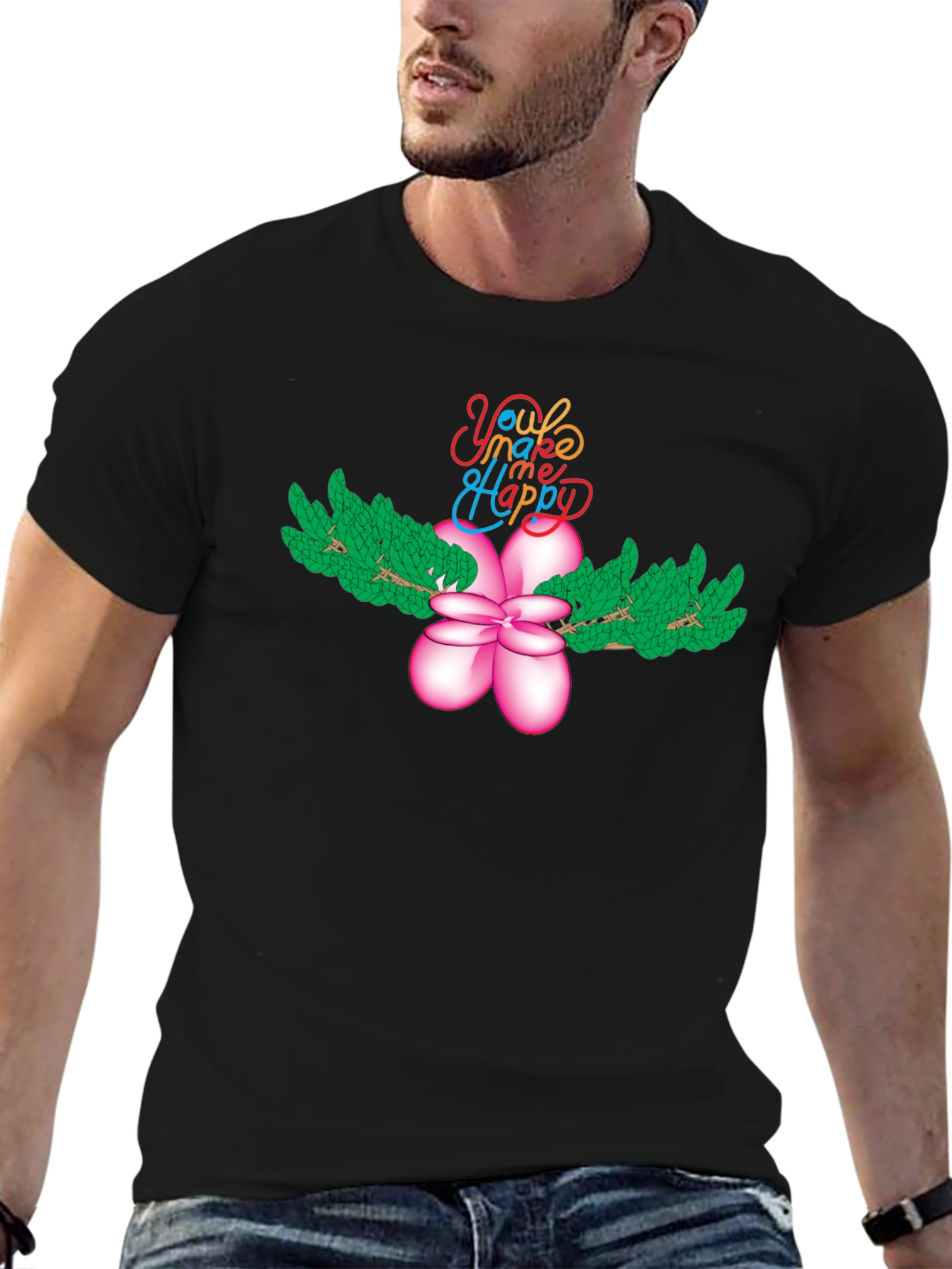 You Make Me Happy Graphic Tee