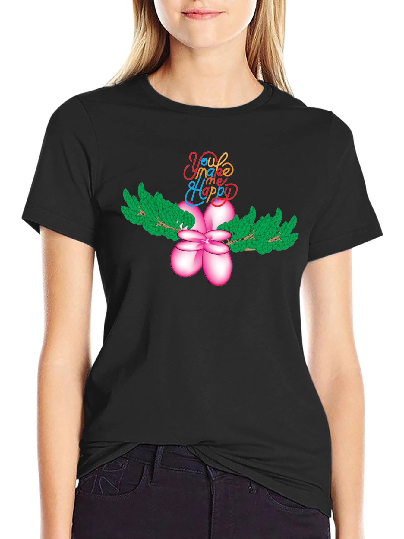 You Make Me Happy Graphic Tee