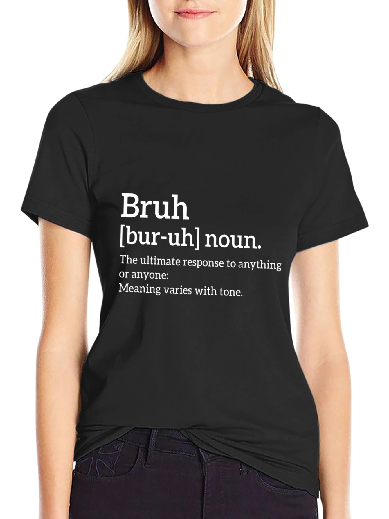 Bruh Definition T-Shirt - Funny Trendy Sarcastic Tee