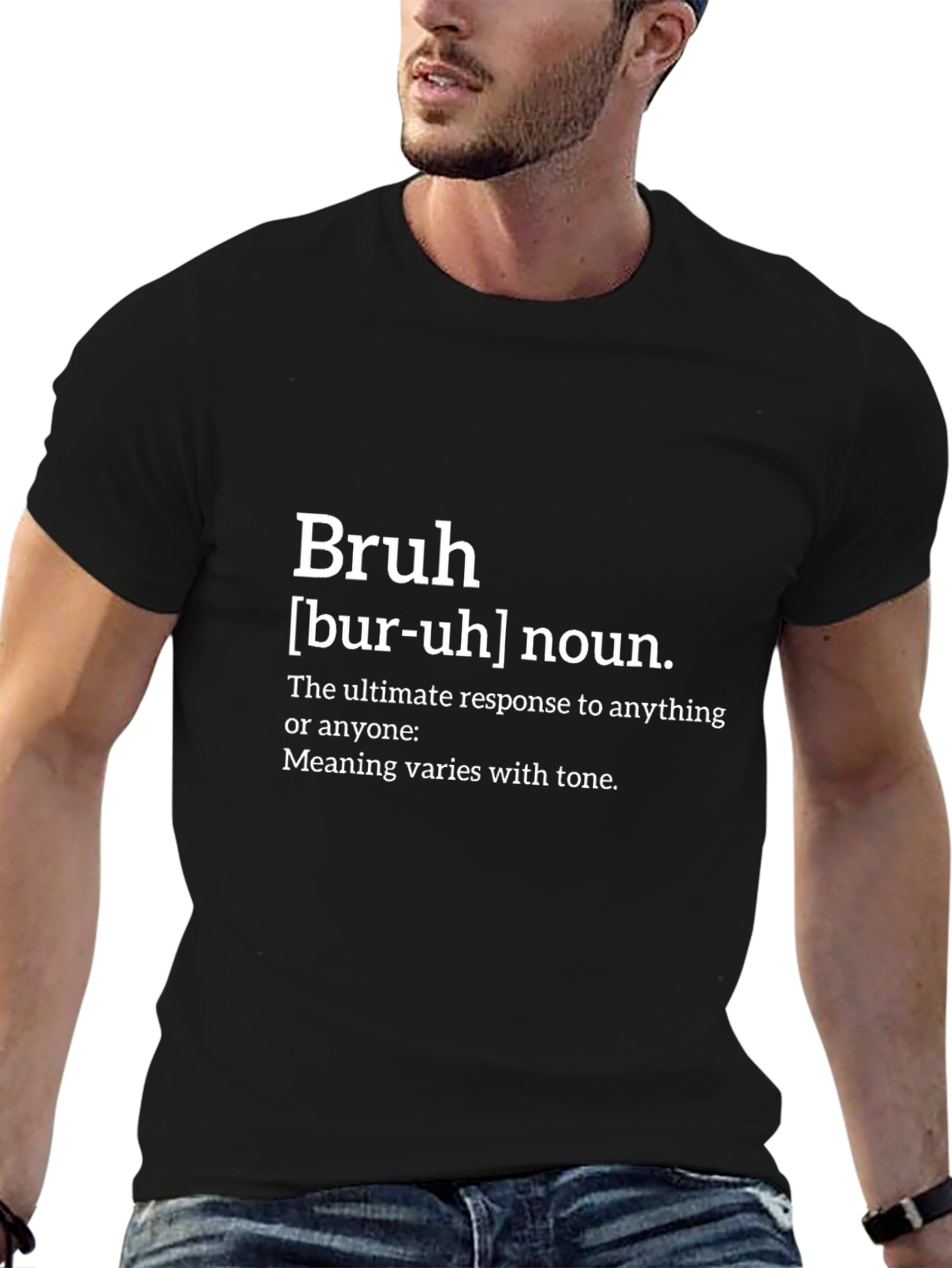 Bruh Definition T-Shirt - Funny Trendy Sarcastic Tee