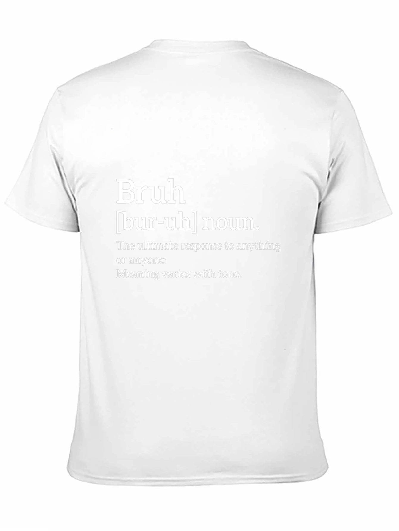 Bruh Definition T-Shirt - Funny Trendy Sarcastic Tee