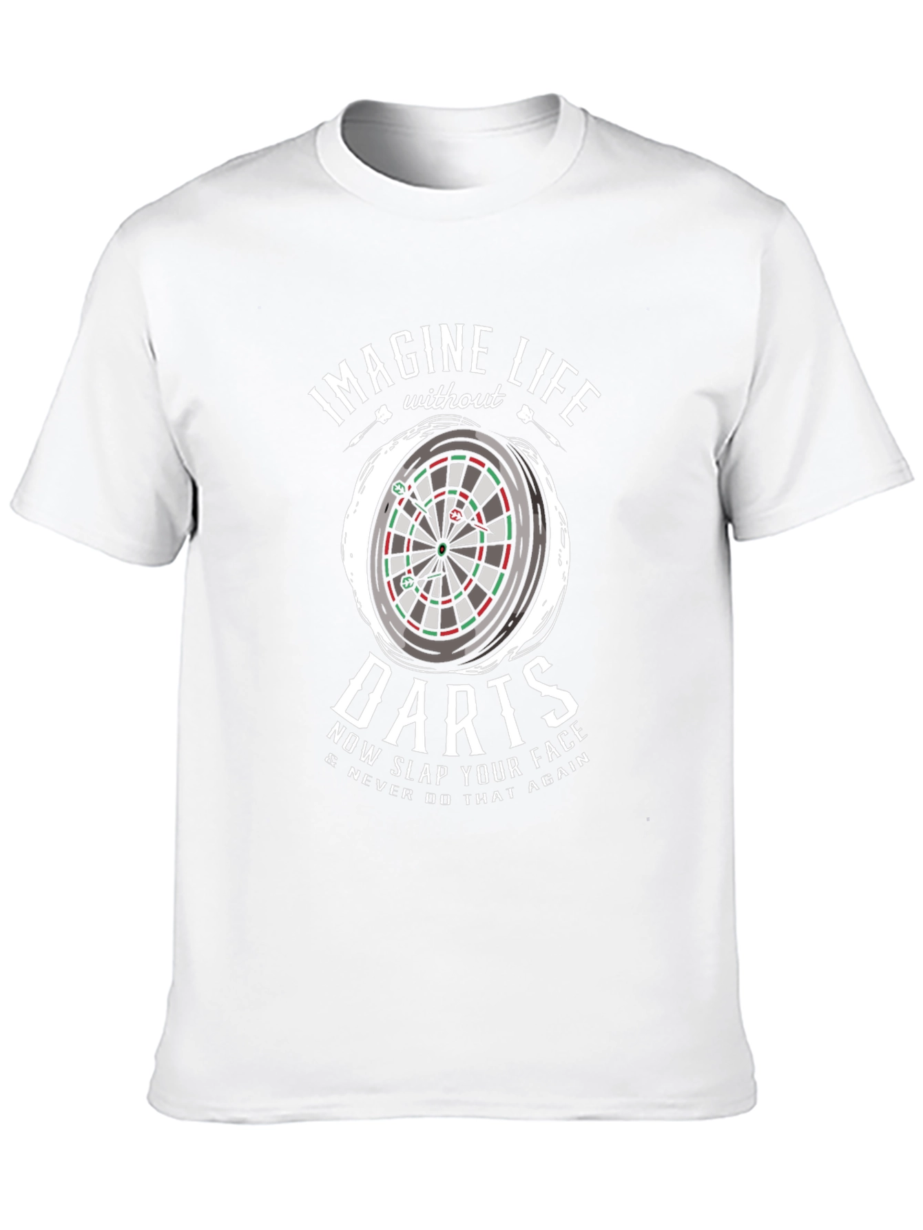Darts Graphic Tee - Imagine Life Without Darts T-Shirt