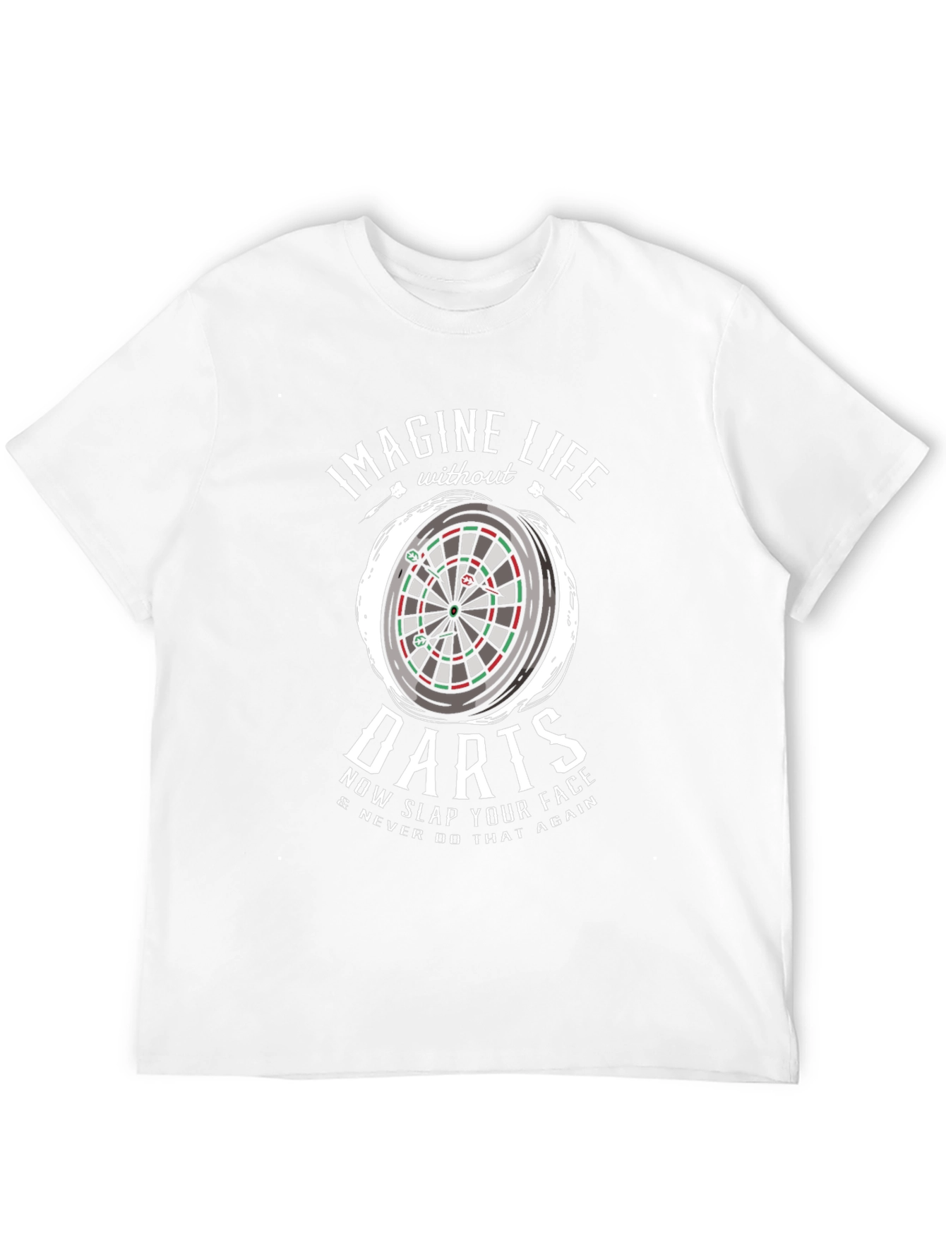 Darts Graphic Tee - Imagine Life Without Darts T-Shirt