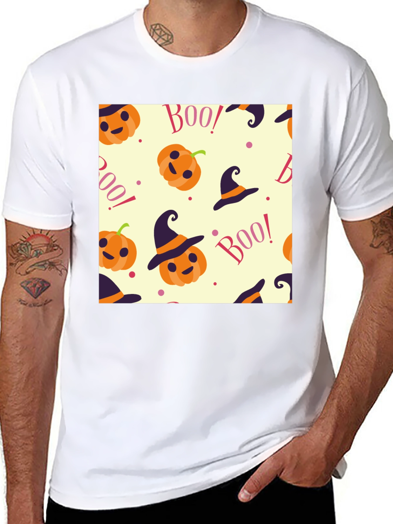 Halloween Pumpkin Boo T-Shirt