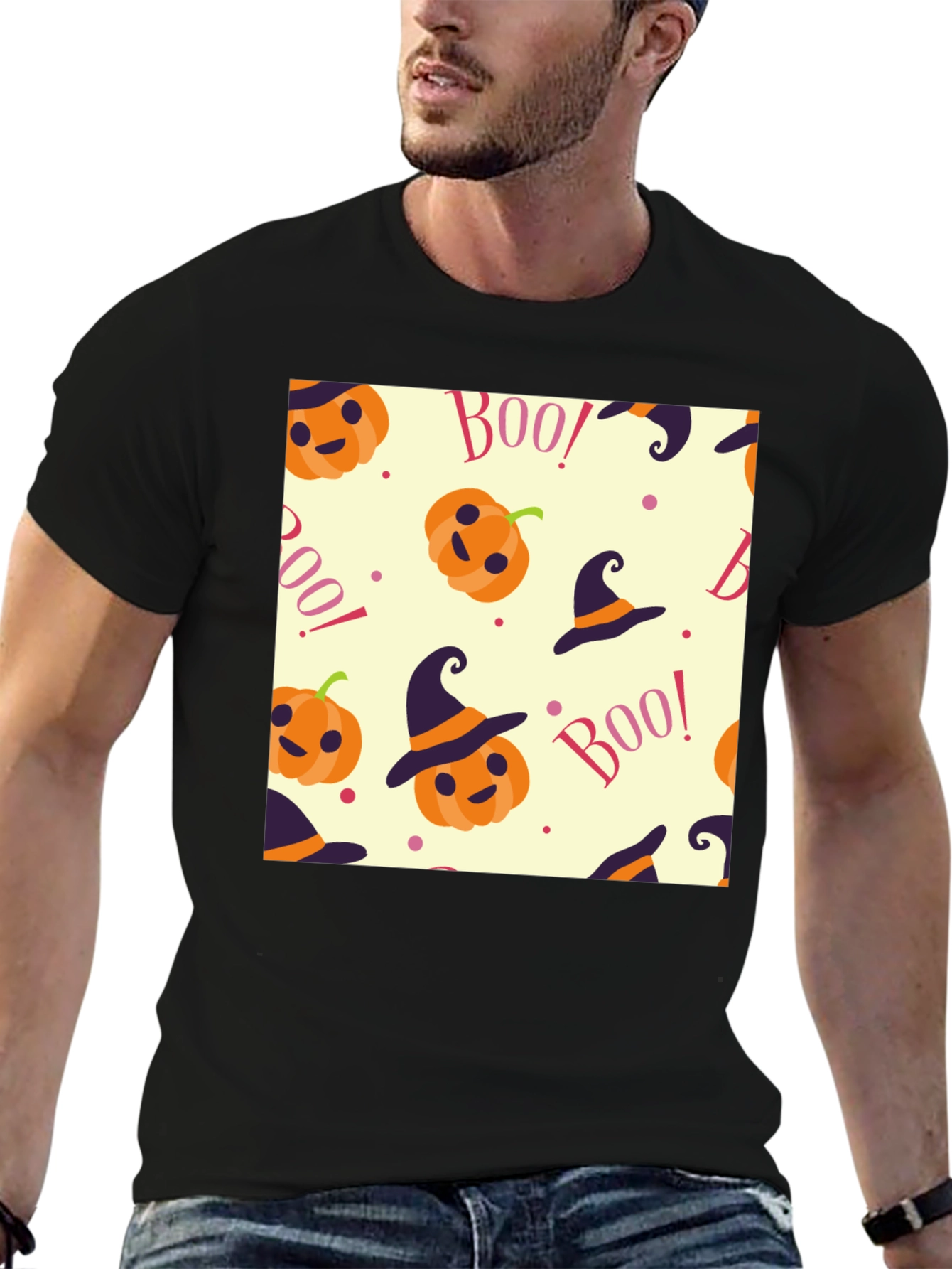 Halloween Pumpkin Boo T-Shirt