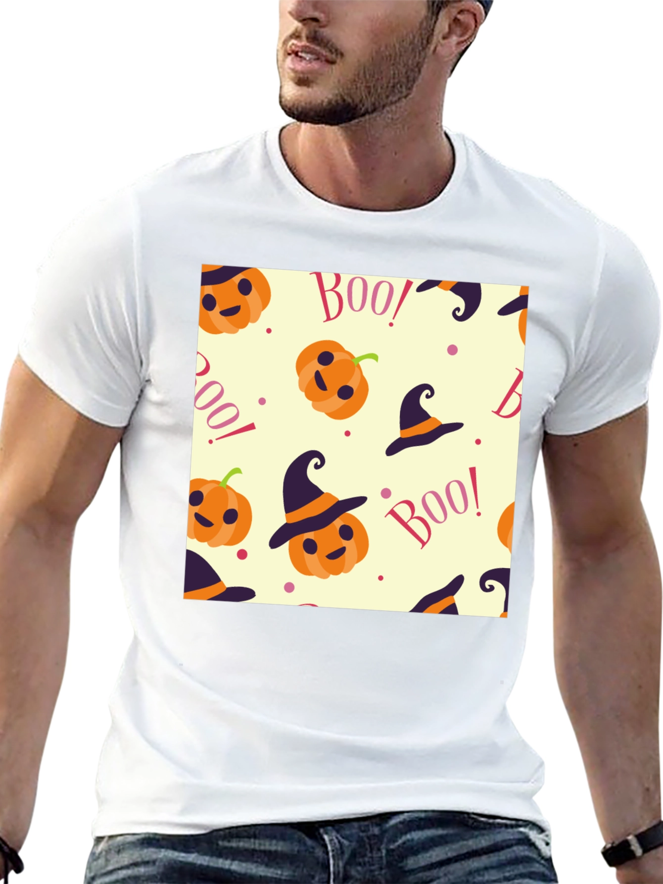 Halloween Pumpkin Boo T-Shirt