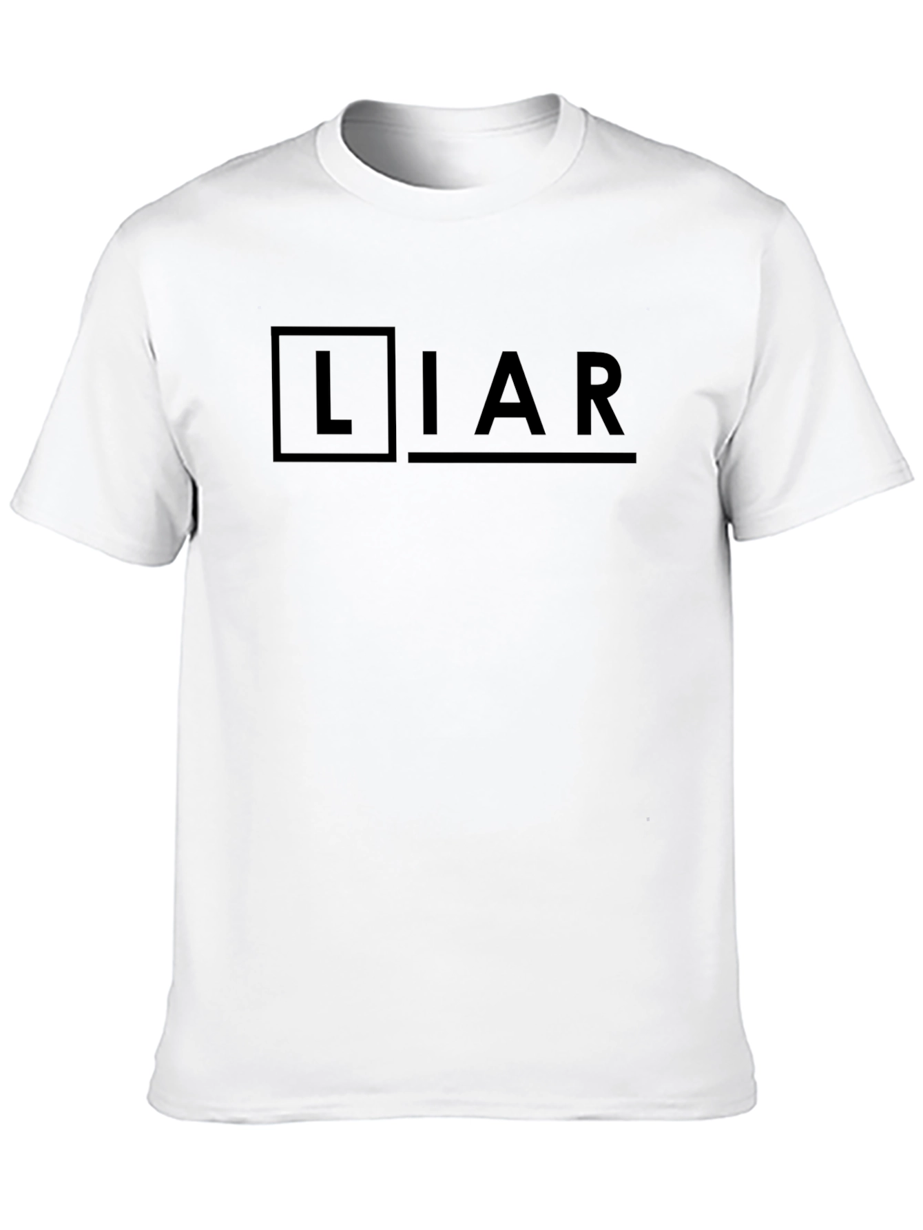 Liar Graphic Novelty Black T-Shirt